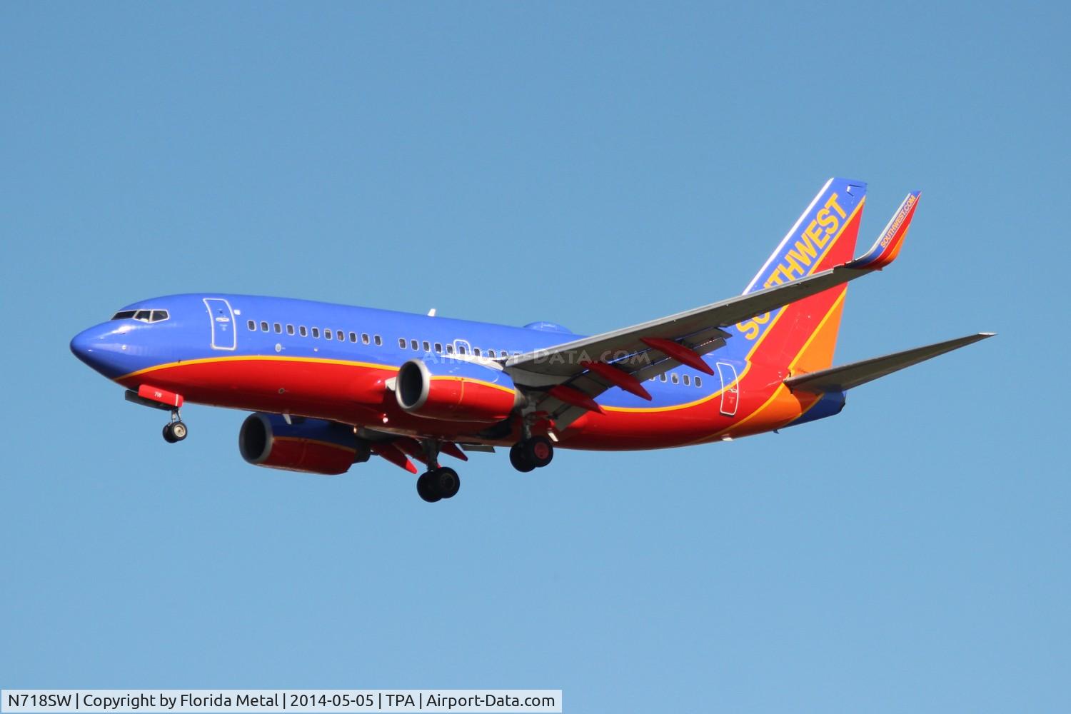 N718SW, 1998 Boeing 737-7H4 C/N 27852, Southwest