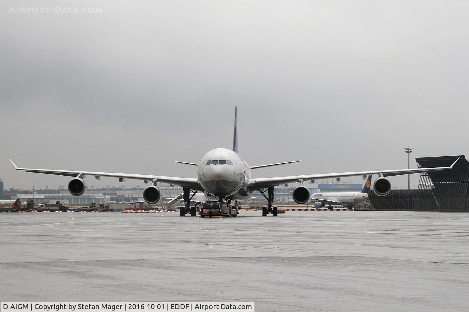 D-AIGM, 1997 Airbus A340-313 C/N 158, Lufthansa A340-300 @FRA
