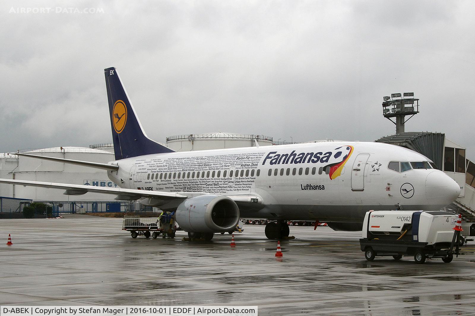 D-ABEK, 1991 Boeing 737-330 C/N 25414, Lufthansa B737-300 @FRA