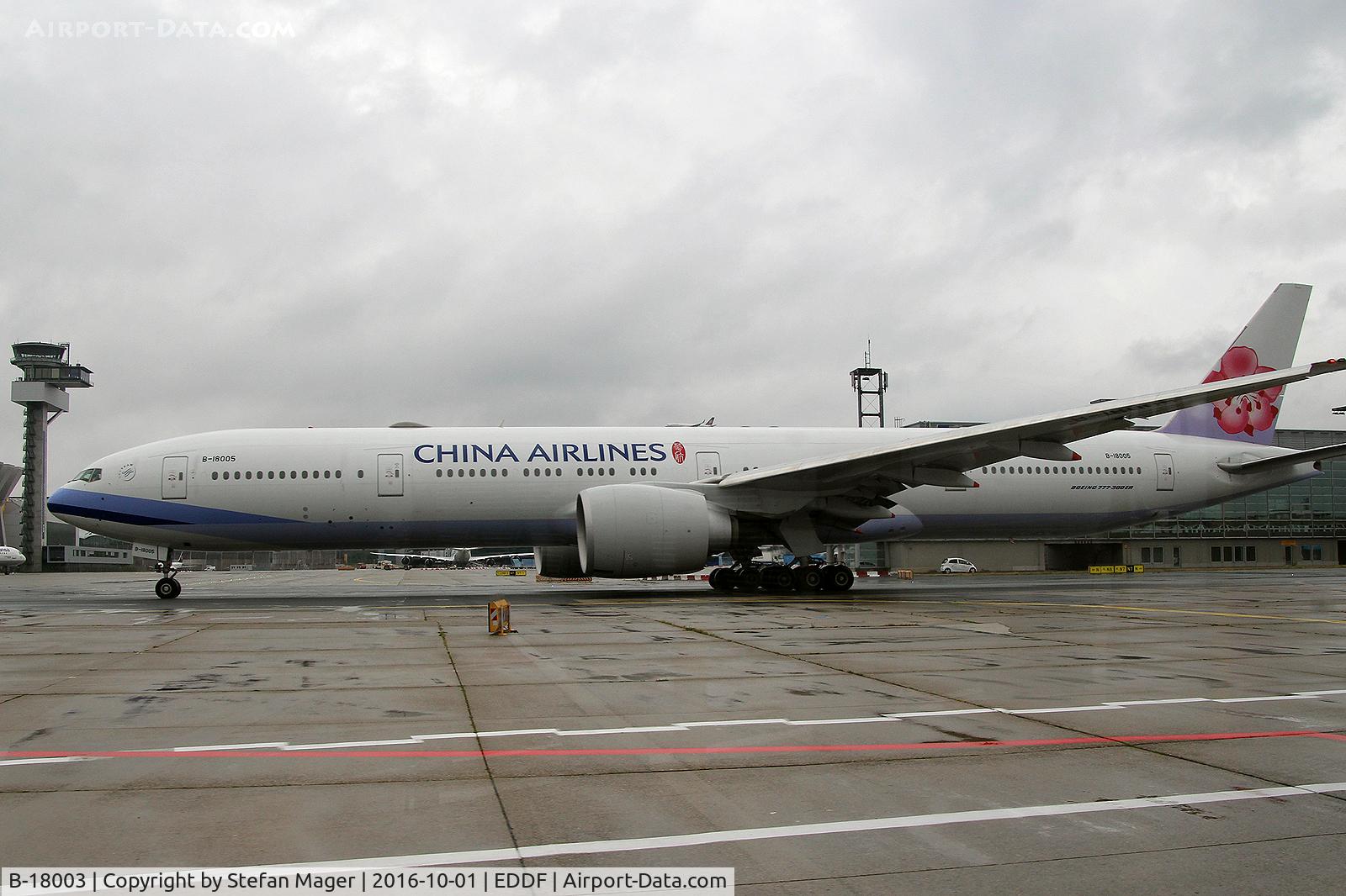 B-18003, 2015 Boeing 777-309/ER C/N 43977, China Airlines B777-300ER @FRA