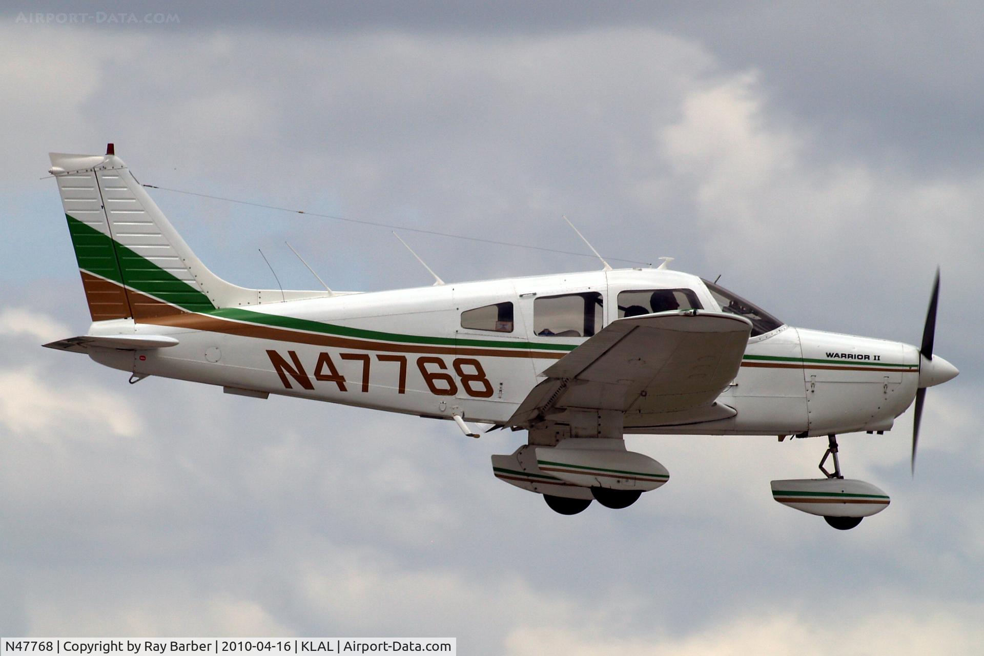 N47768, 1977 Piper PA-28-161 Cherokee Warrior II C/N 28-7816133, Piper PA-28-161 Cherokee Warrior II [28-7816133] Lakeland-Linder~N 16/04/2010