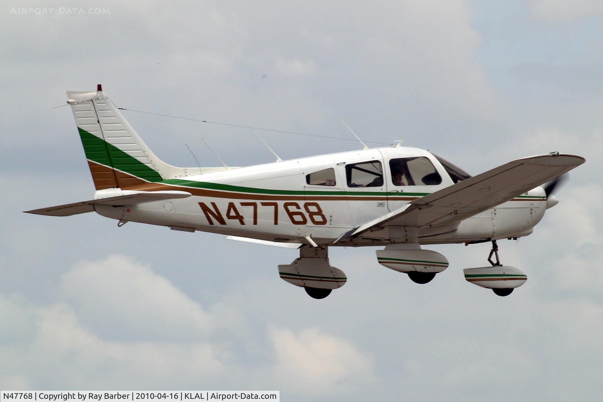 N47768, 1977 Piper PA-28-161 Cherokee Warrior II C/N 28-7816133, Piper PA-28-161 Cherokee Warrior II [28-7816133] Lakeland-Linder~N 16/04/2010