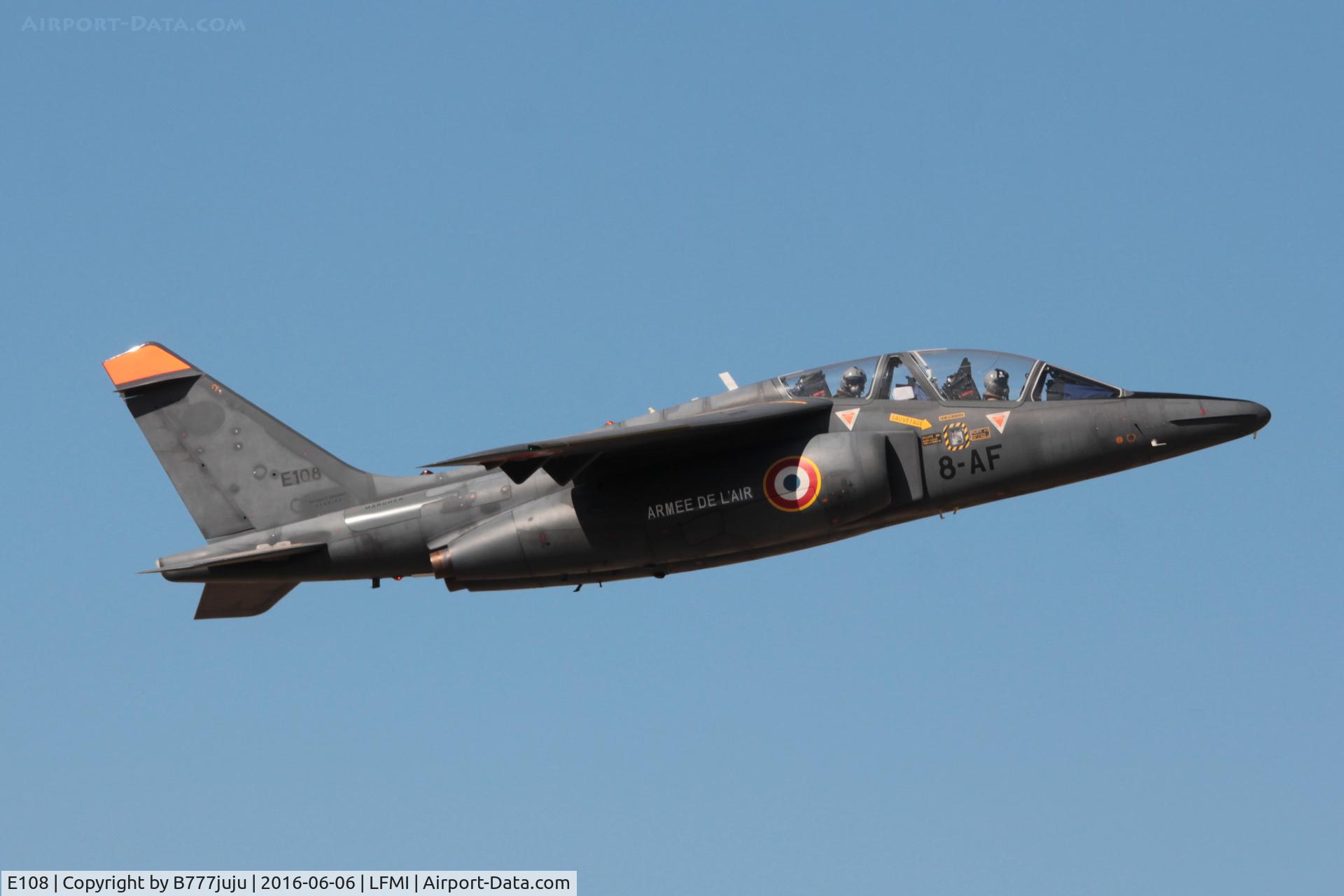E108, Dassault-Dornier Alpha Jet E C/N E108, at Istres