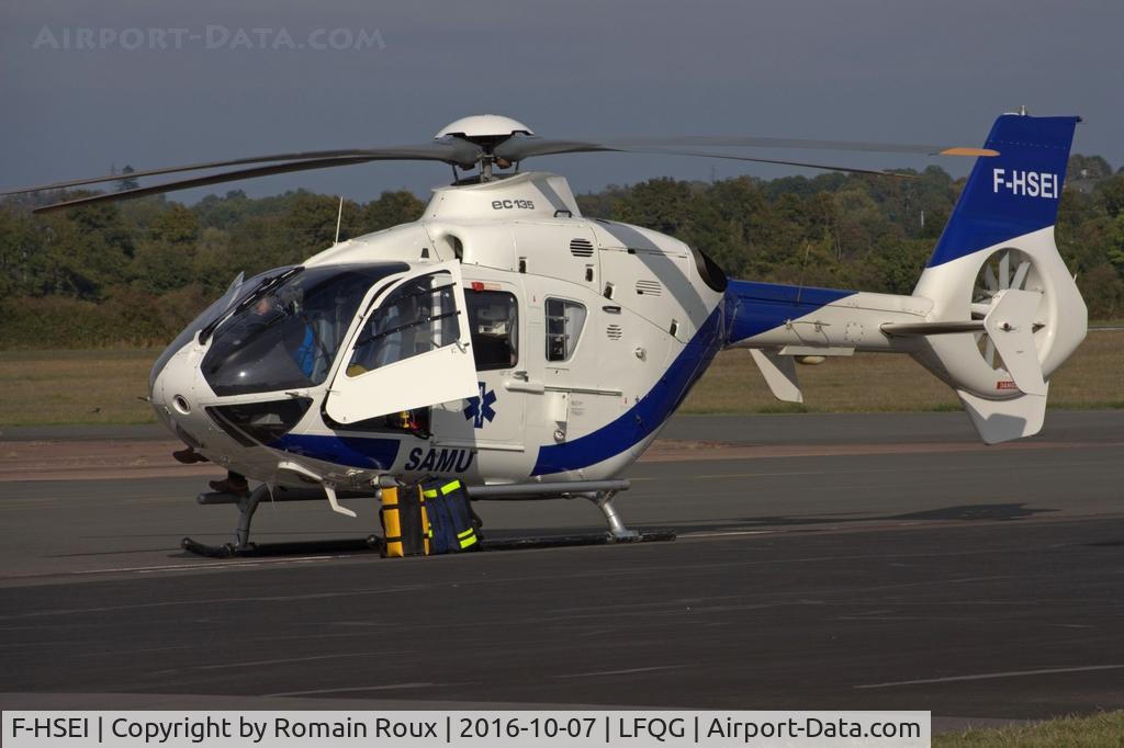 F-HSEI, 2005 Eurocopter EC-135P-2 C/N 0415, Parked