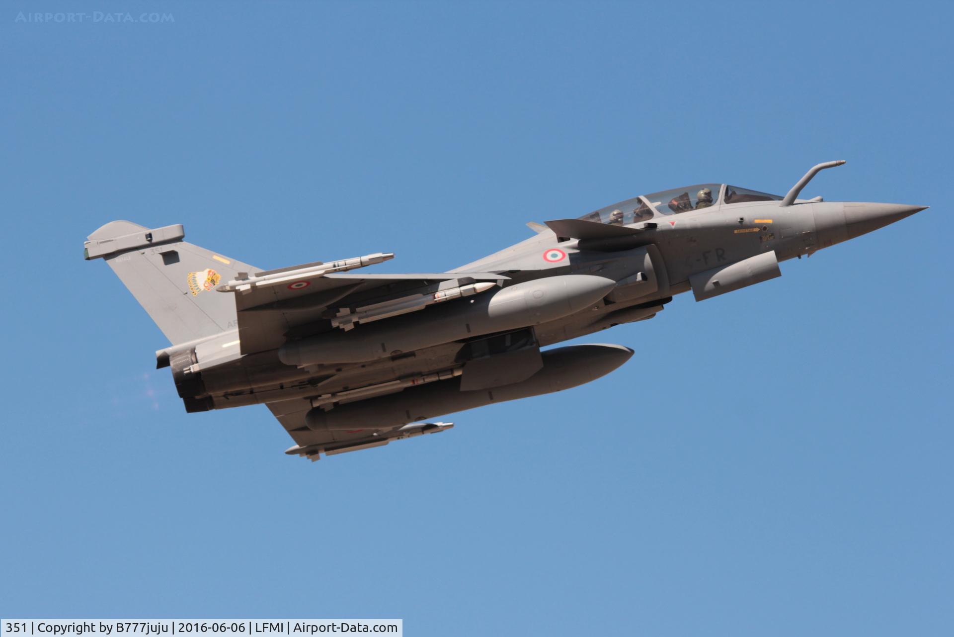 351, 2014 Dassault Rafale B C/N 351, at Istres