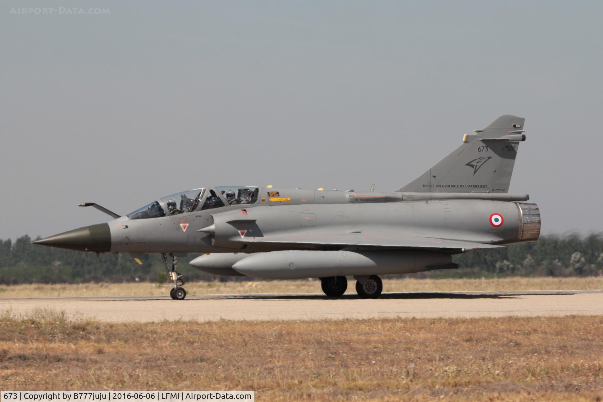 673, Dassault Mirage 2000D C/N 547, at Istres
