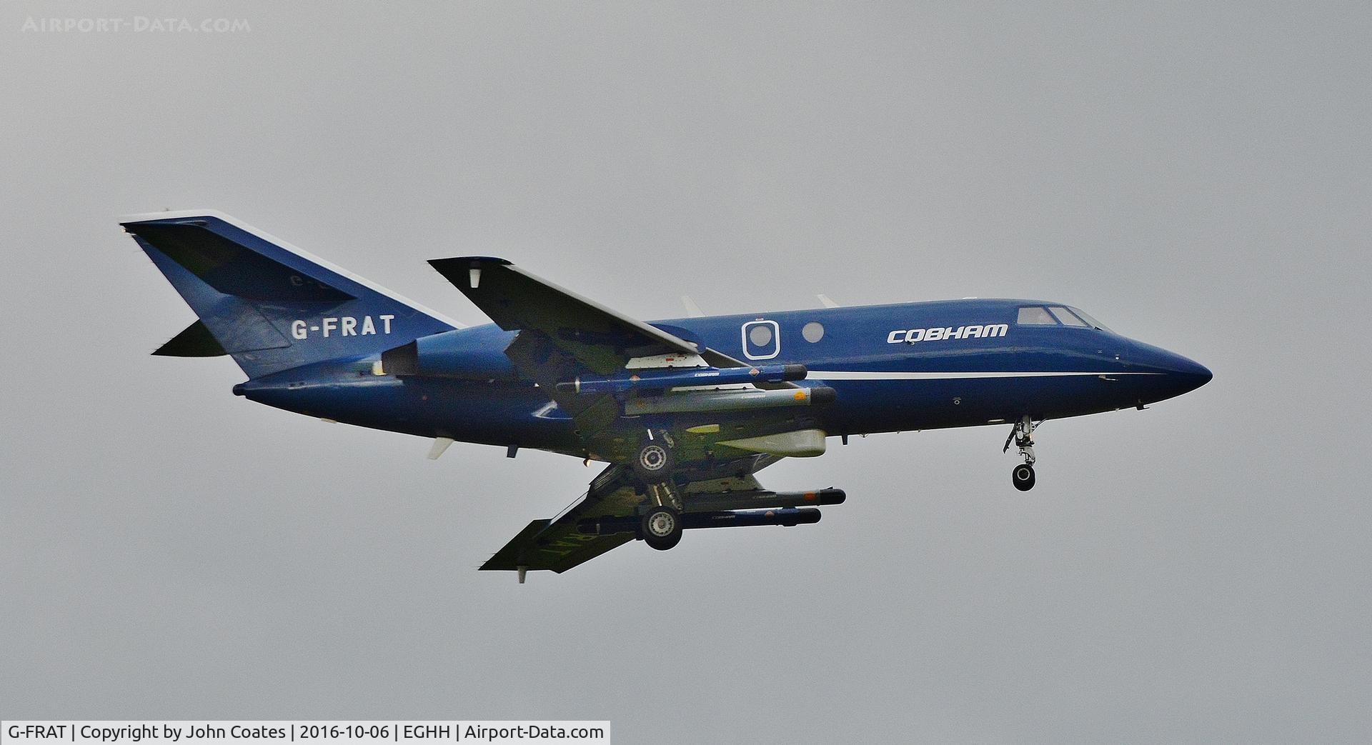 G-FRAT, 1967 Dassault Falcon (Mystere) 20DC C/N 87, Resident arriving home