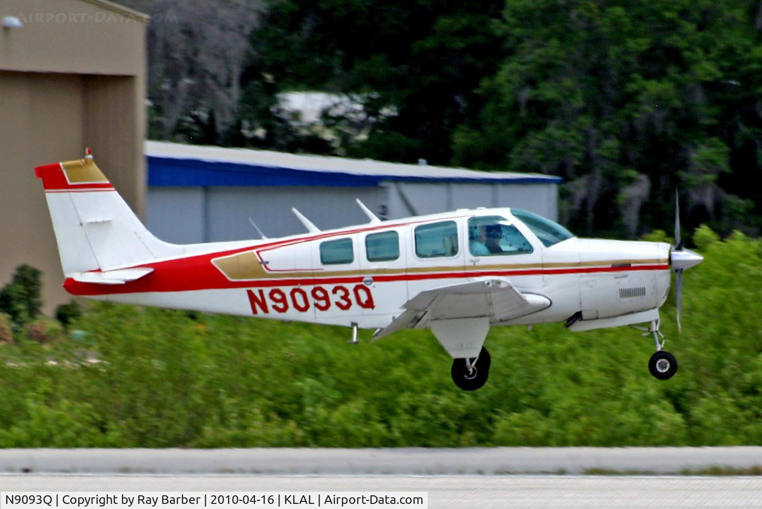N9093Q, 1971 Beech A36 Bonanza 36 C/N E-296, Beech A36 Bonanza 36 [E-296] Lakeland-Linder~N 16/04/2010