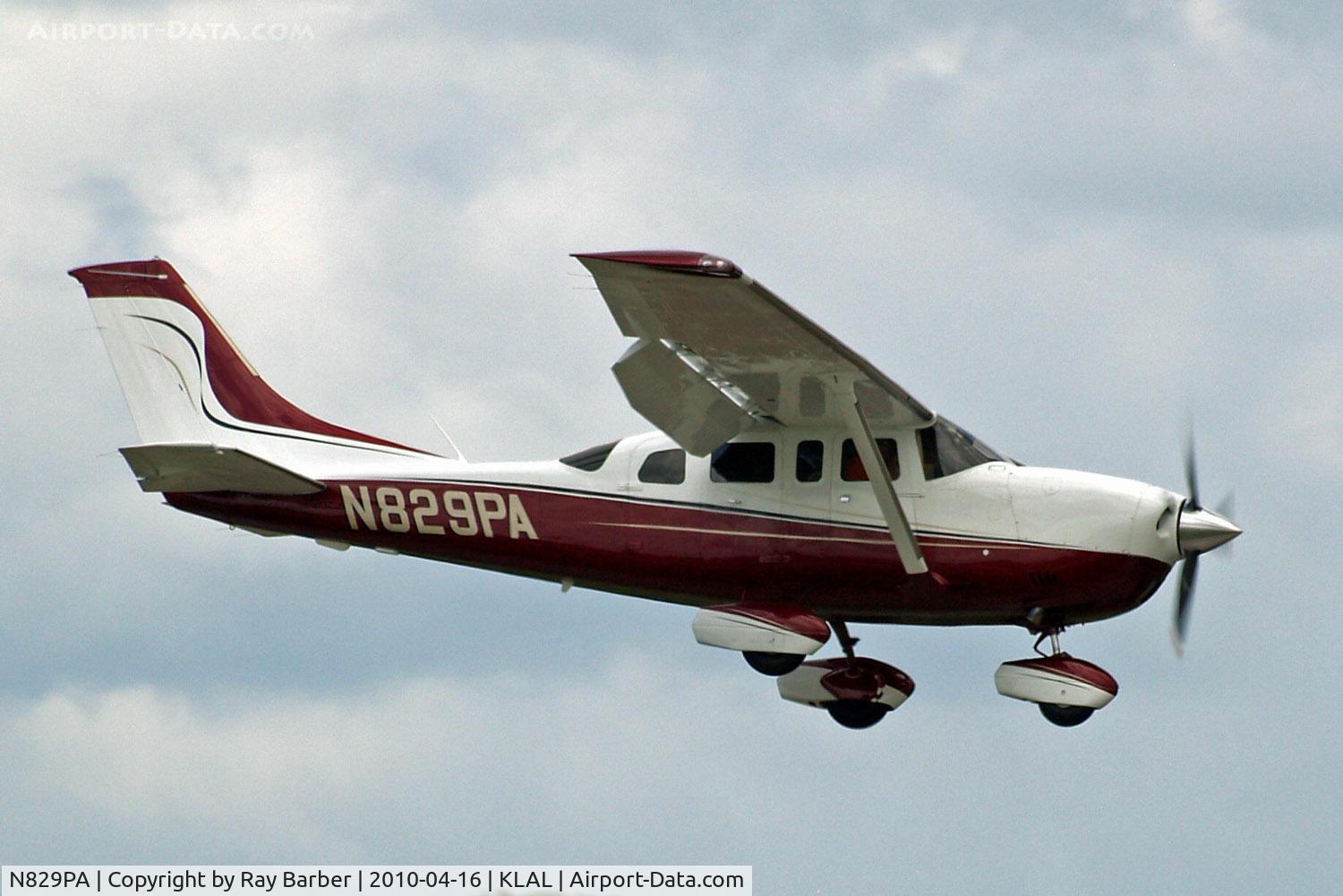 N829PA, Cessna T206H Turbo Stationair C/N T20608950, Cessna T.206H Turbo Stationair [T206-08950] Lakeland-Linder~N 16/04/2010