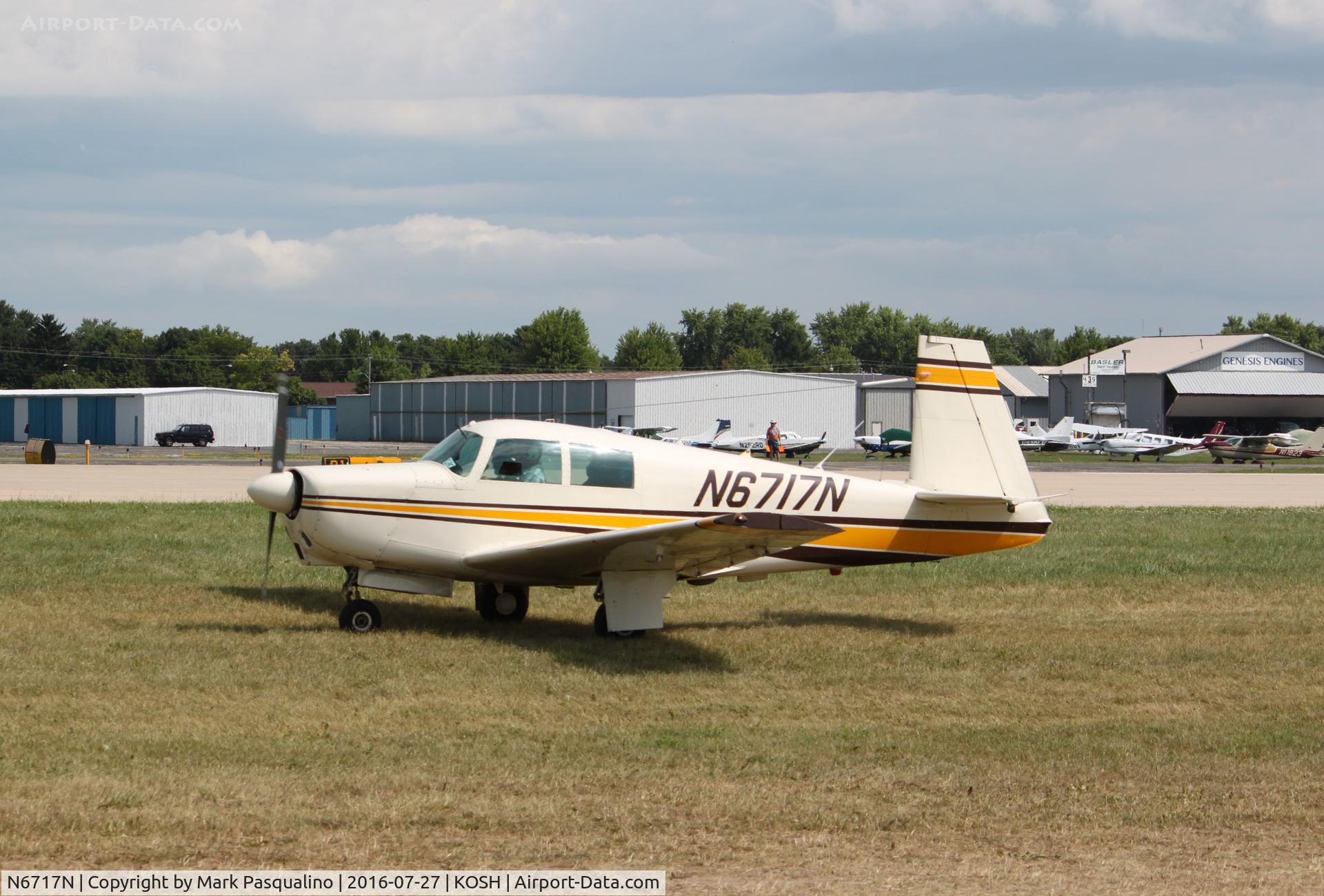 N6717N, 1968 Mooney M20C Ranger C/N 680048, Mooney M20C