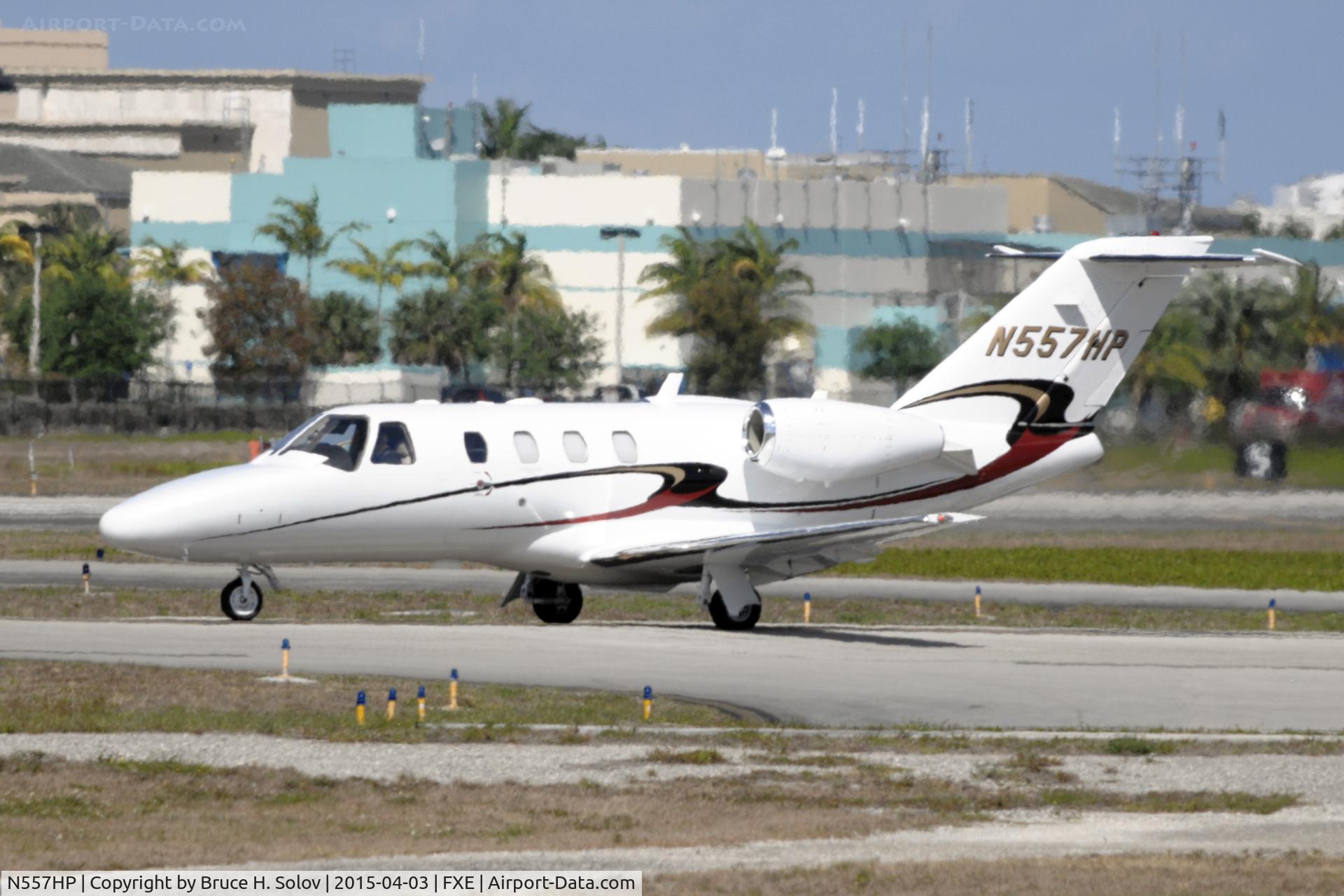 N557HP, 2008 Cessna 525 CitationJet CJ1+ C/N 525-0668, ready for departure