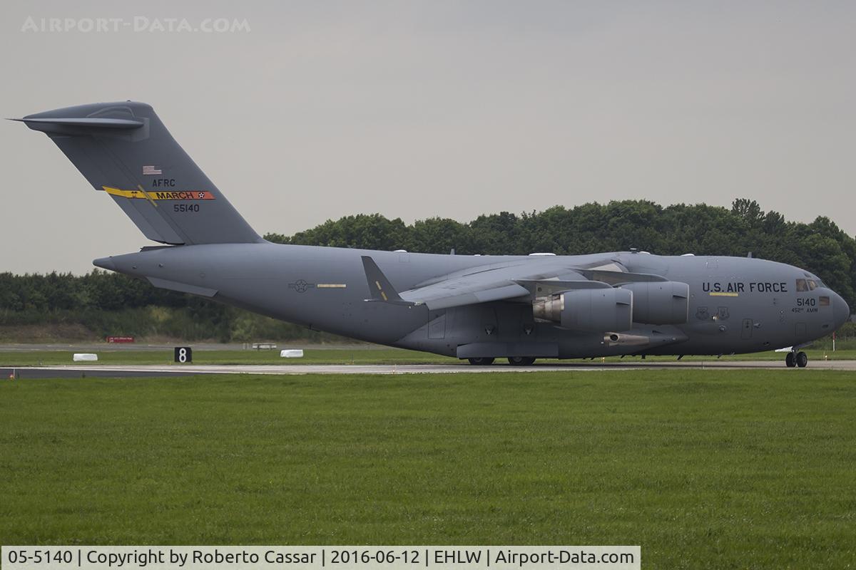 05-5140, 2007 Boeing C-17A Globemaster III C/N F-147/P-140, Luchtmahdagen 2016