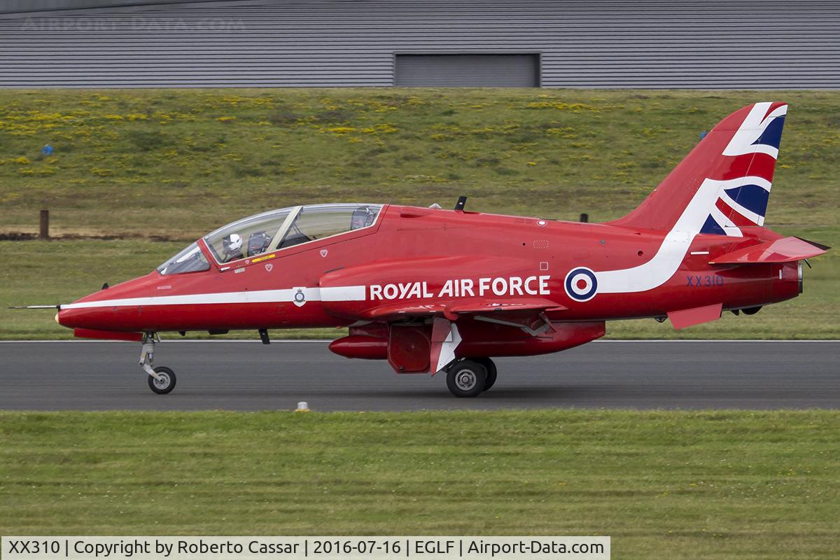 XX310, 1980 Hawker Siddeley Hawk T.1W C/N 145/312135, Farnborough International Airshow 2016