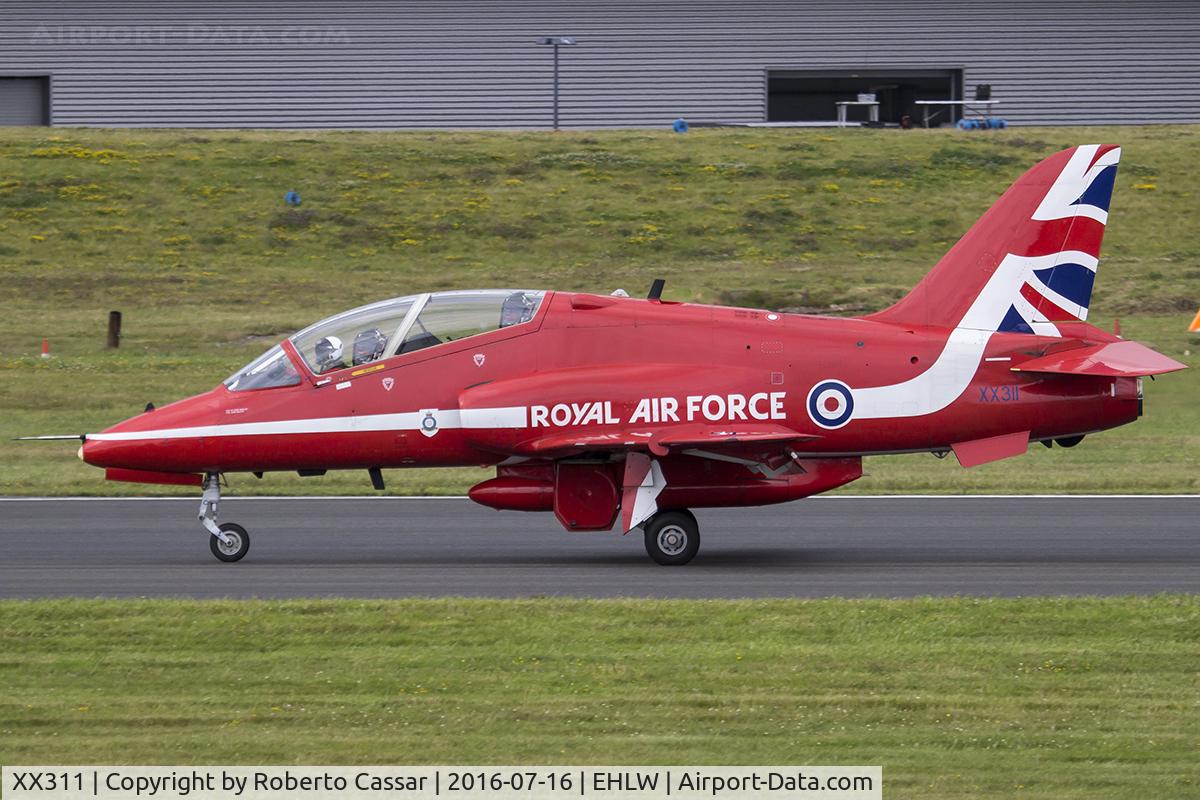 XX311, 1980 Hawker Siddeley Hawk T.1 C/N 147/312136, Farnborough International Airshow 2016