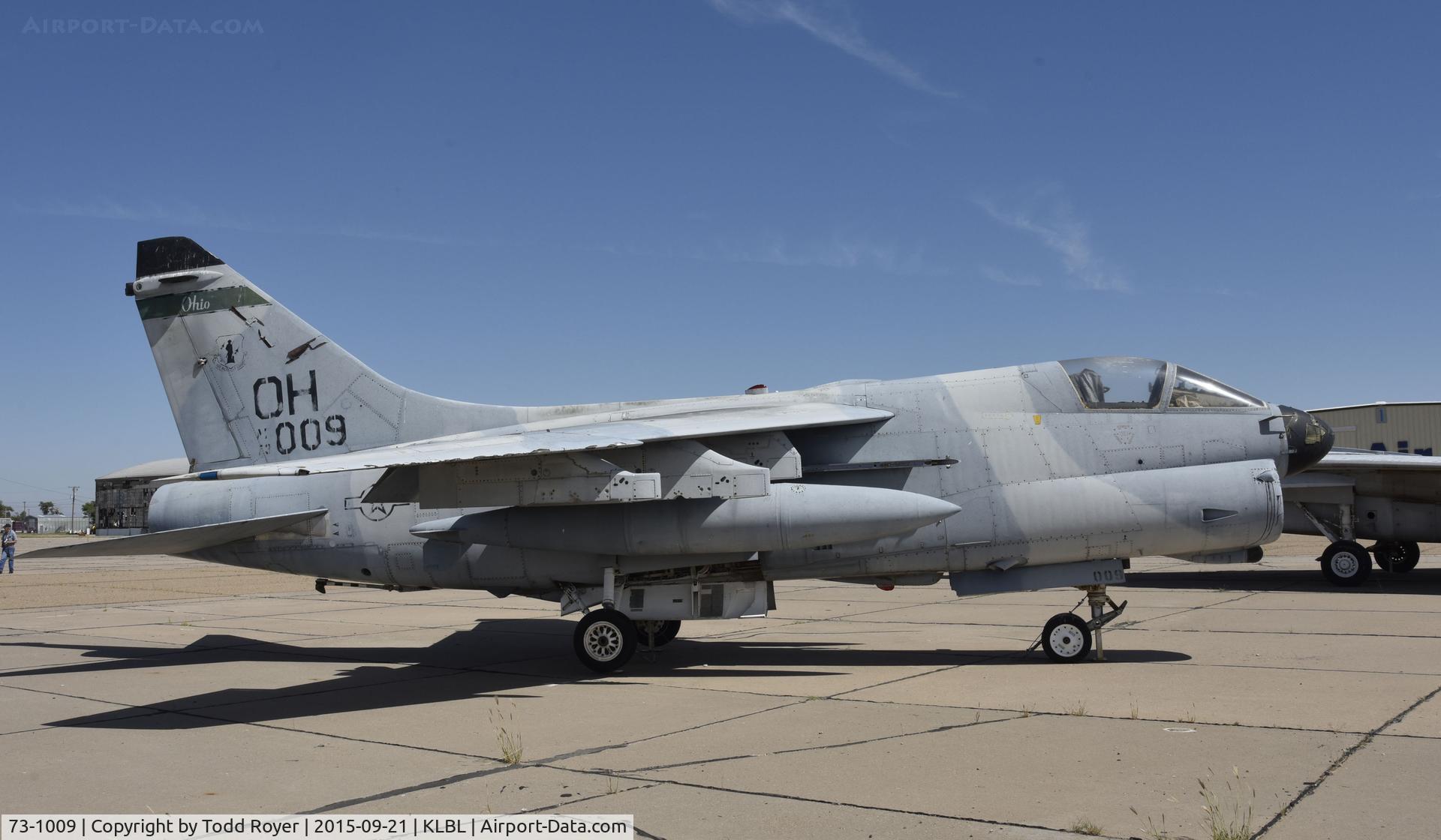 73-1009, 1973 LTV A-7D  Corsair II C/N D-405, On display at the Mid America Air Museum