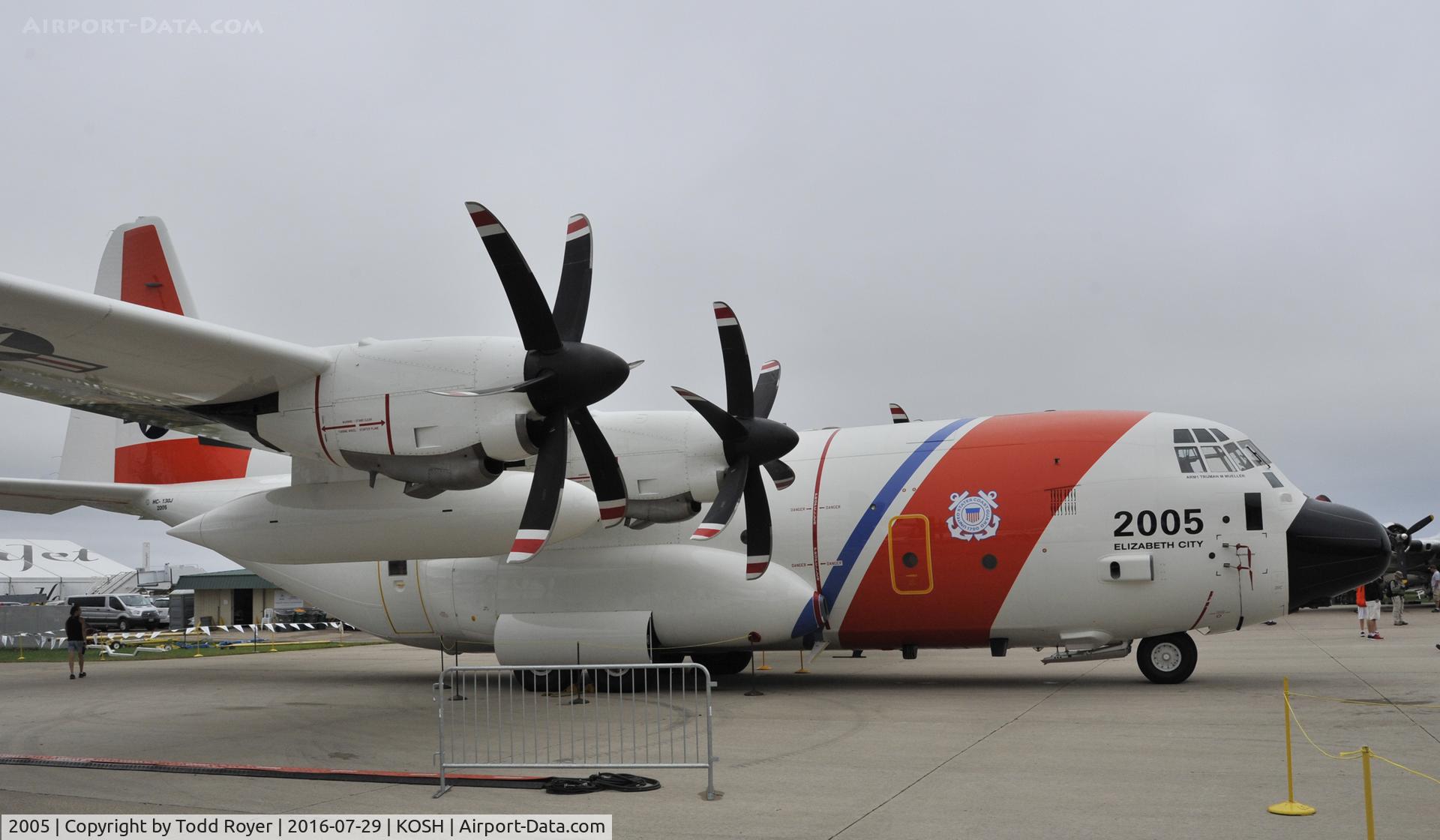 2005, 2003 Lockheed Martin HC-130J Hercules C/N 382-5541, Airventure 2016