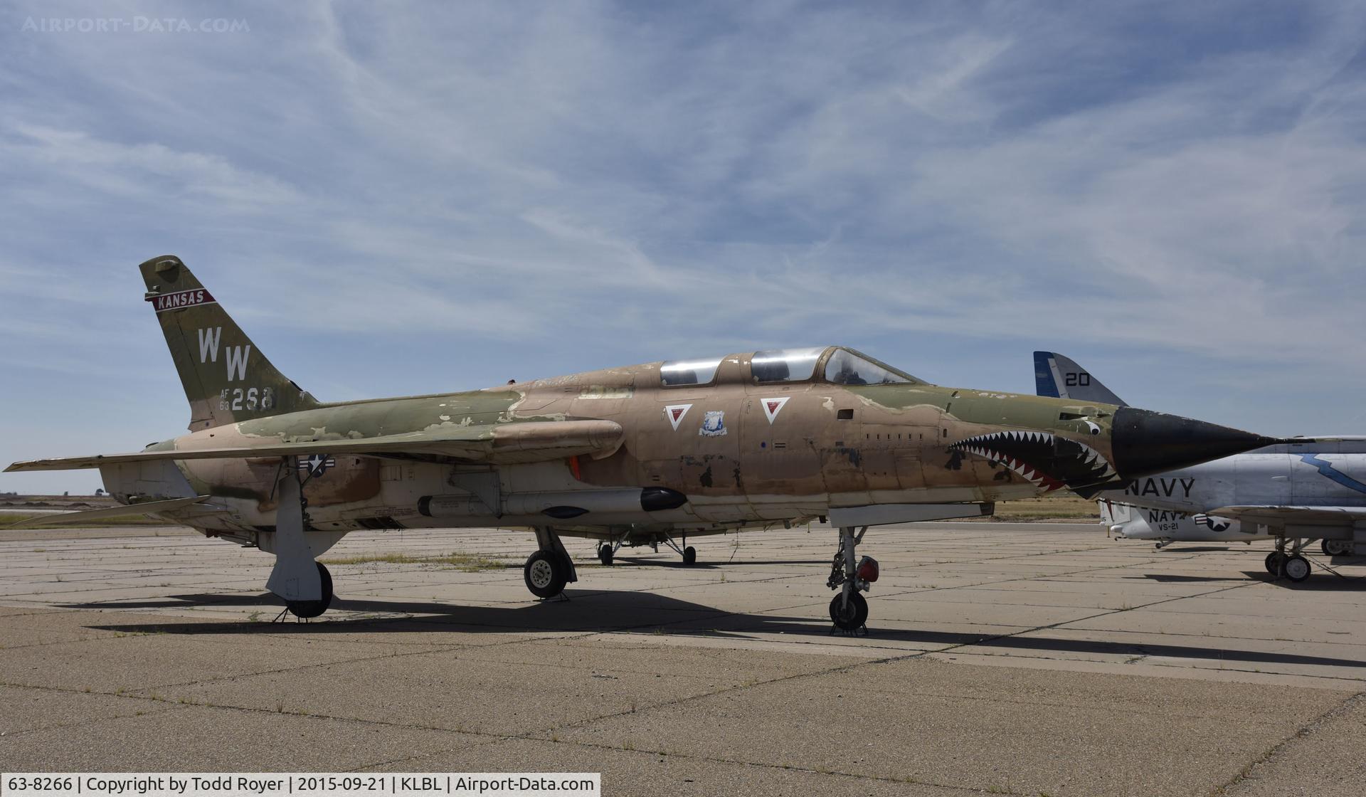 63-8266, 1963 Republic F-105G Thunderchief C/N F043, On Display at the Mid America Air Museum