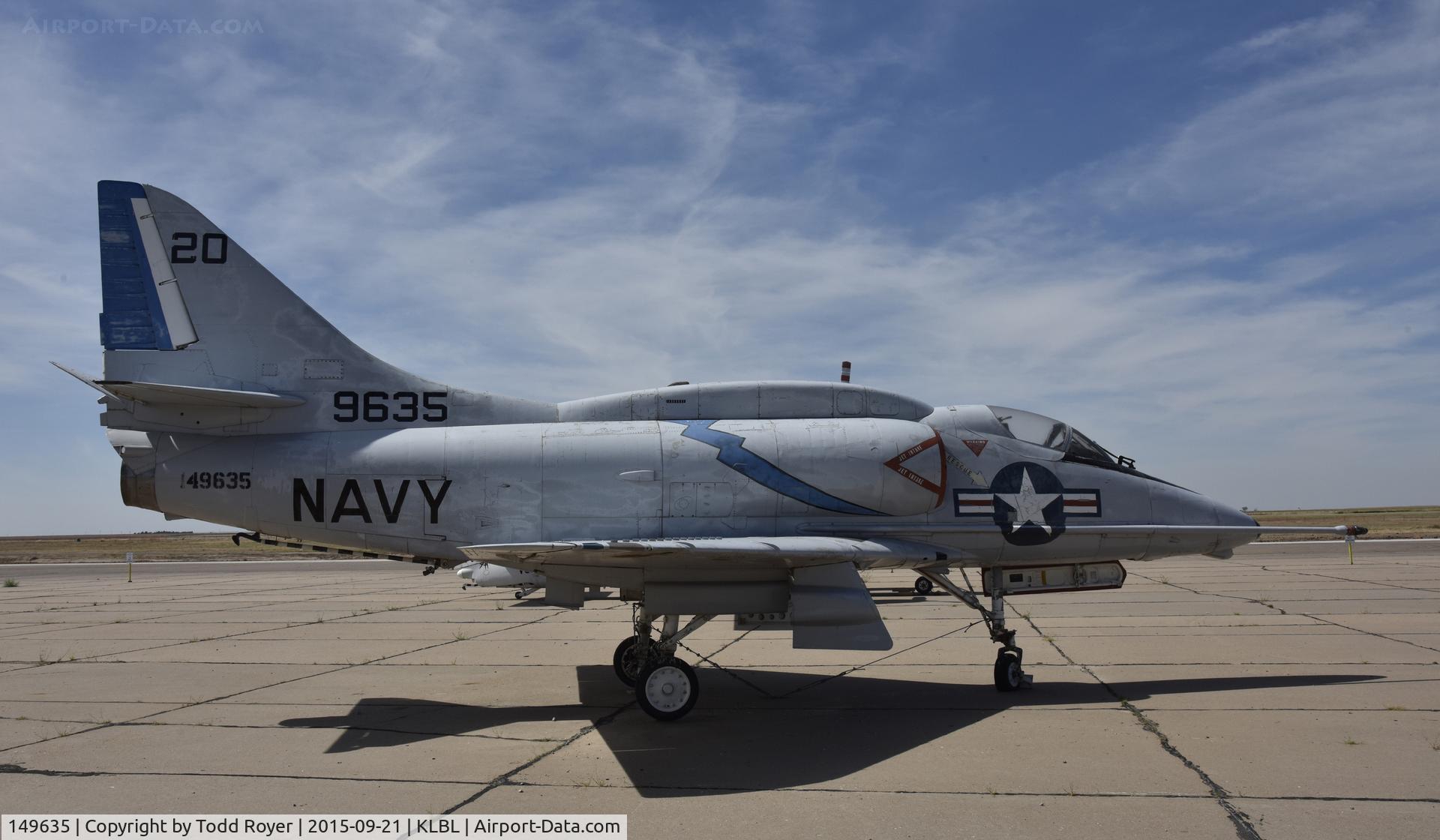 149635, Douglas A-4L Skyhawk C/N 12960, On display at the Mid America Air Museum