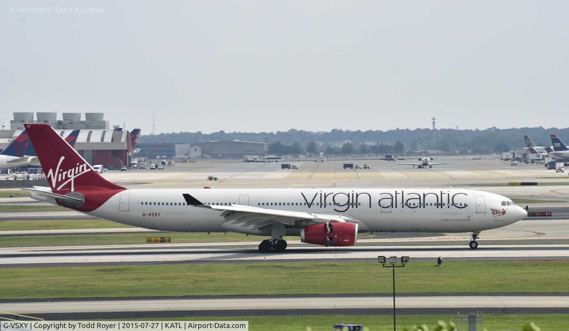 G-VSXY, 2010 Airbus A330-343X C/N 1195, Arriving at Atlanta