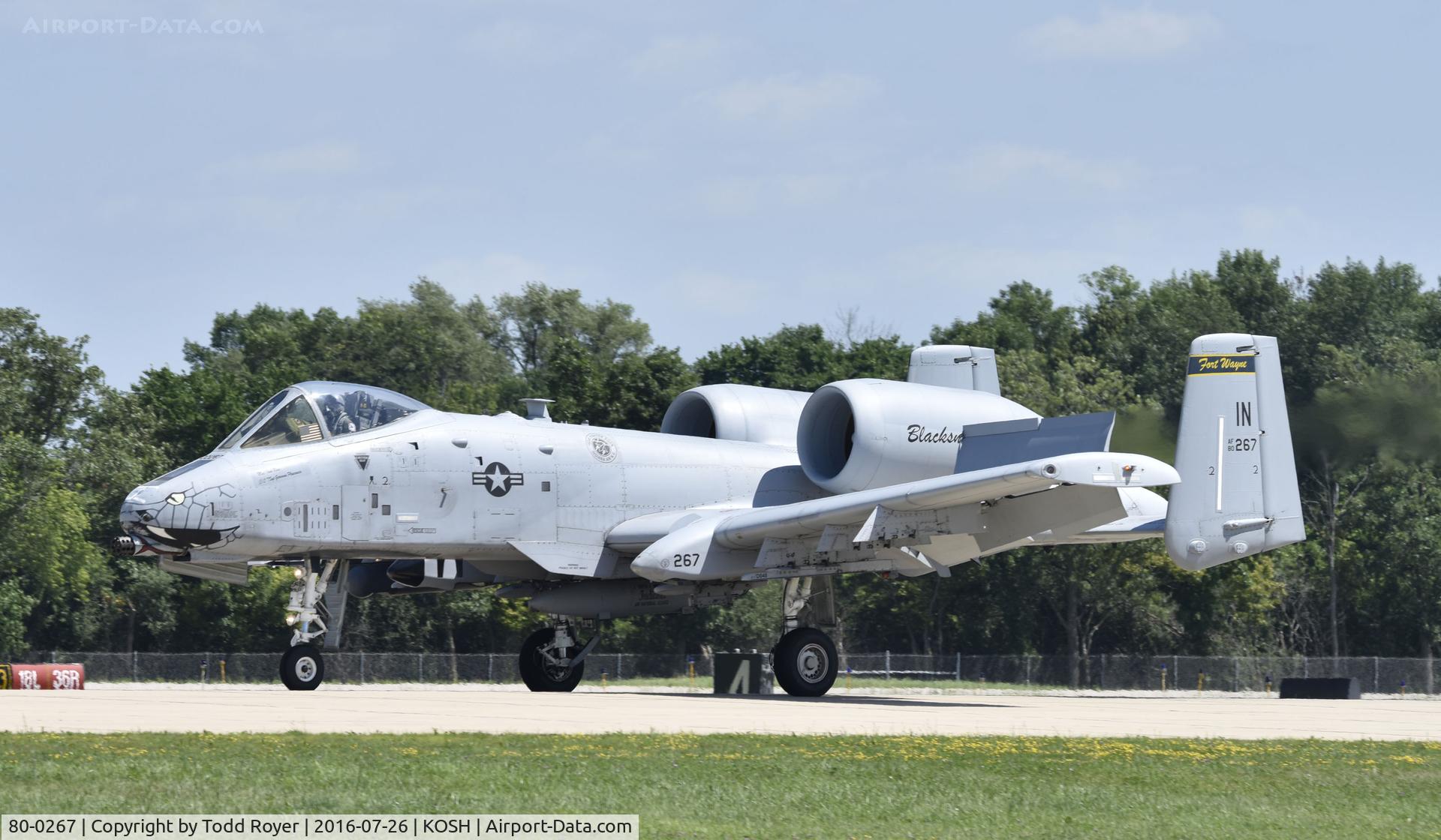 80-0267, 1980 Fairchild Republic A-10C Thunderbolt II C/N A10-0617, Airventure 2016