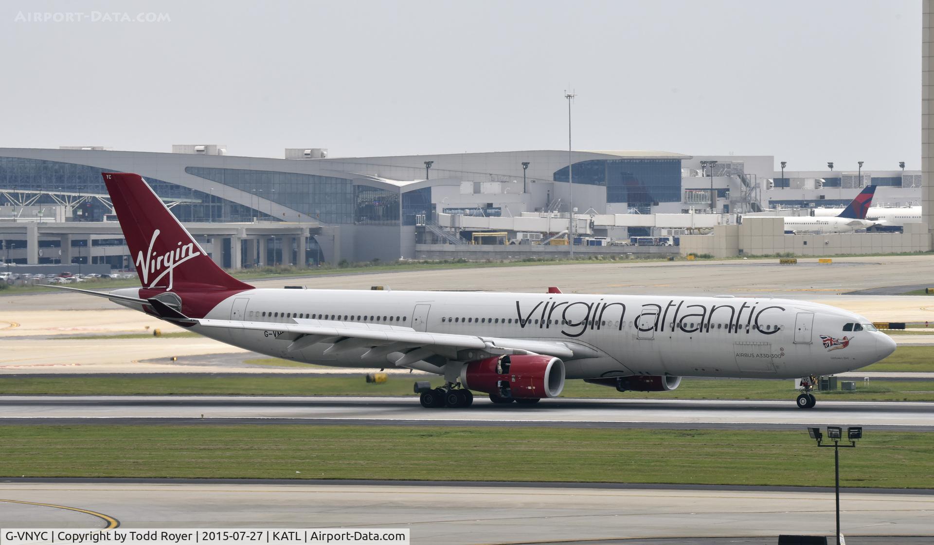 G-VNYC, 2012 Airbus A330-343X C/N 1315, Arriving at Atlanta