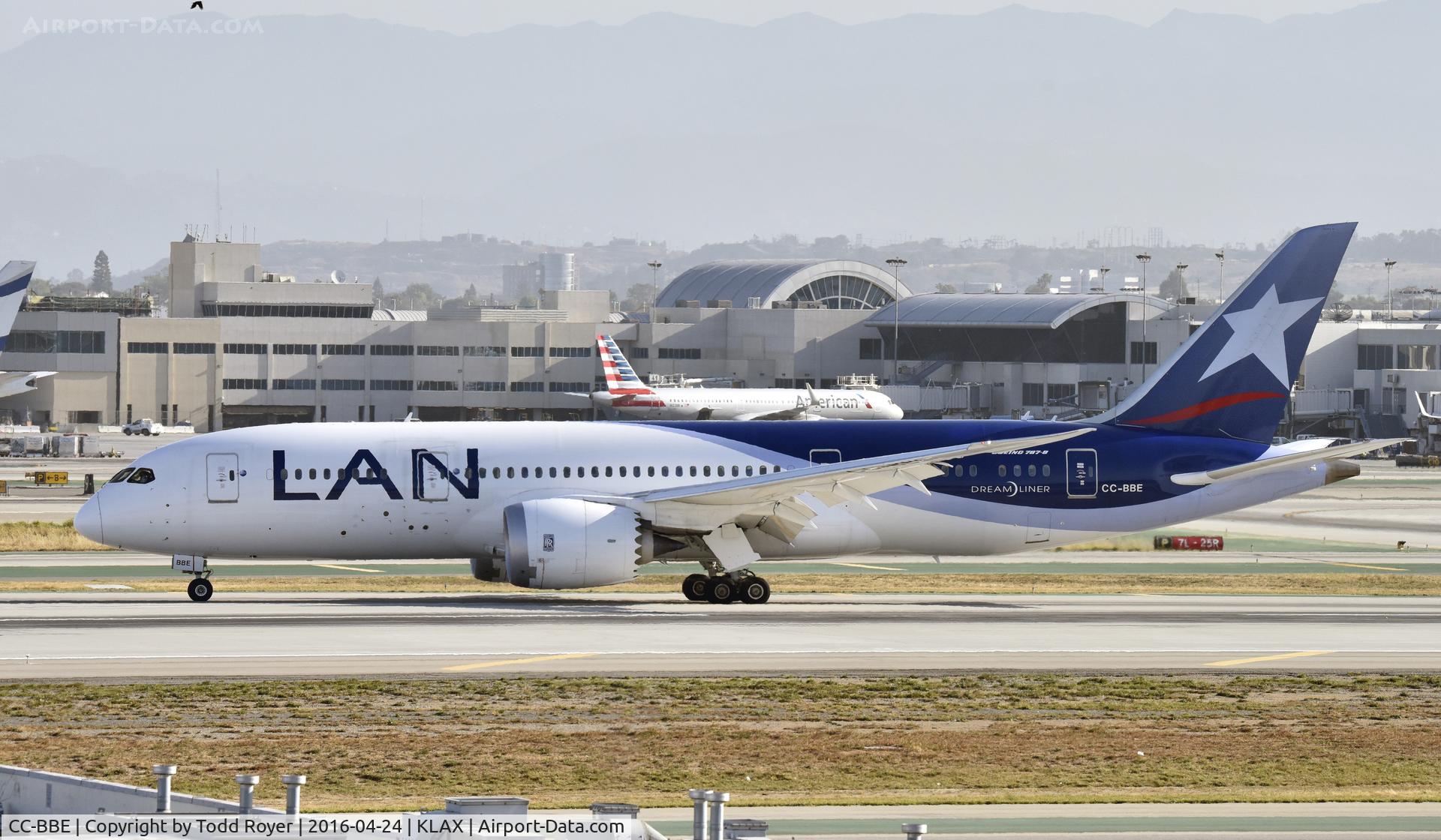 CC-BBE, 2013 Boeing 787-8 Dreamliner C/N 38473, Arriving at LAX