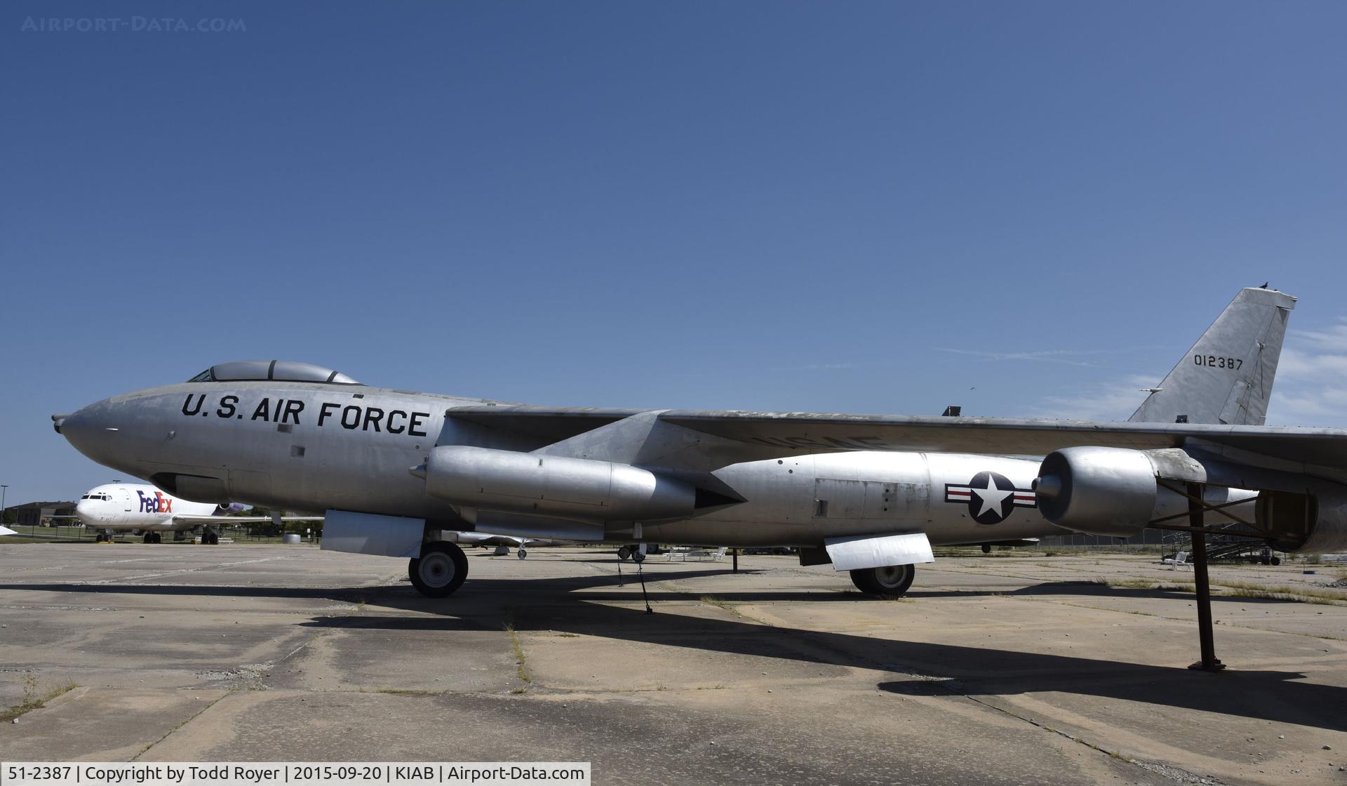 51-2387, 1951 Boeing WB-47E-55-BW Stratojet C/N 450440, On display at the Kansas Air Museum