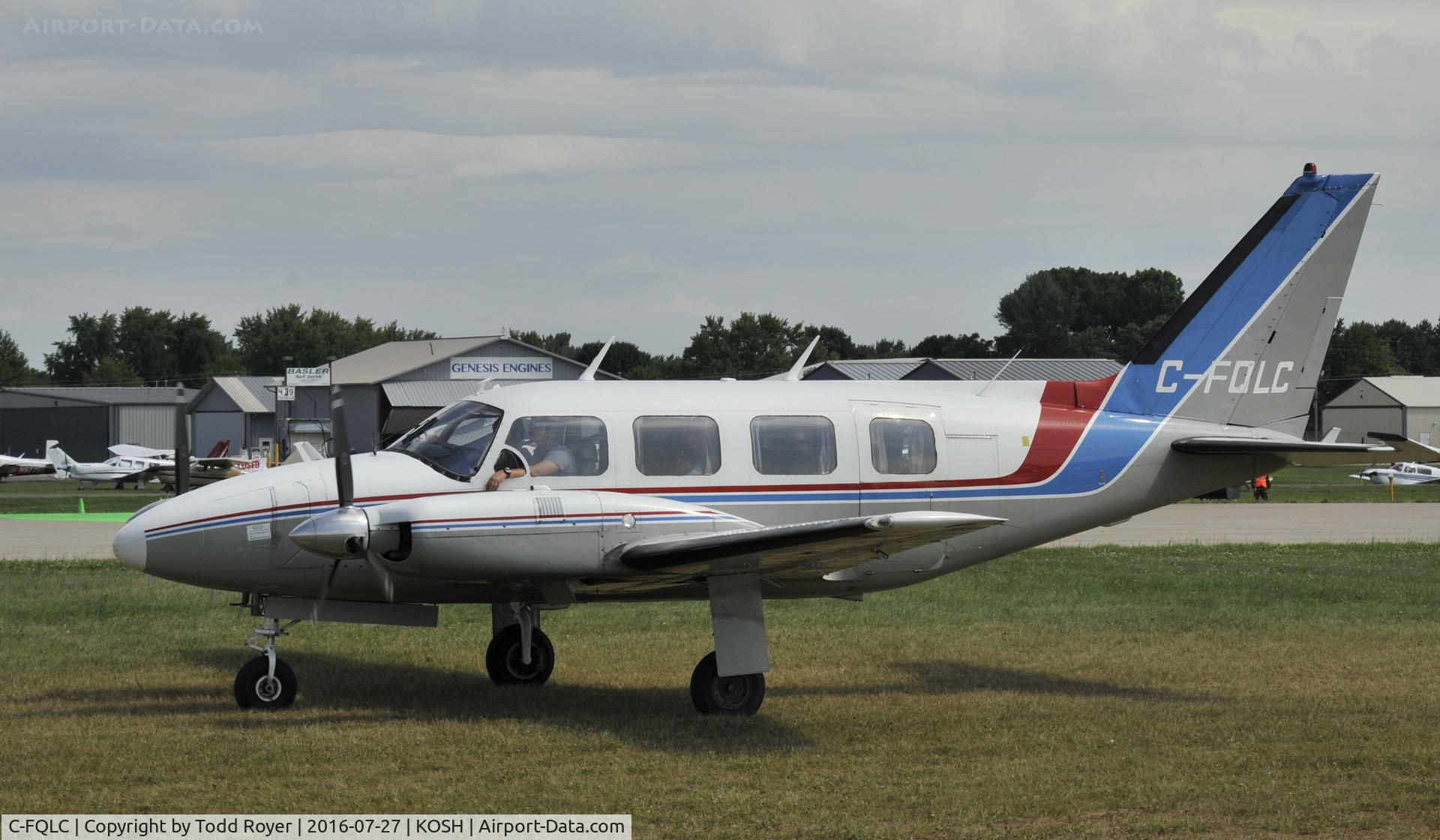 C-FQLC, 1973 Piper PA-31 Navajo C/N 31-7300929, Airventure 2016