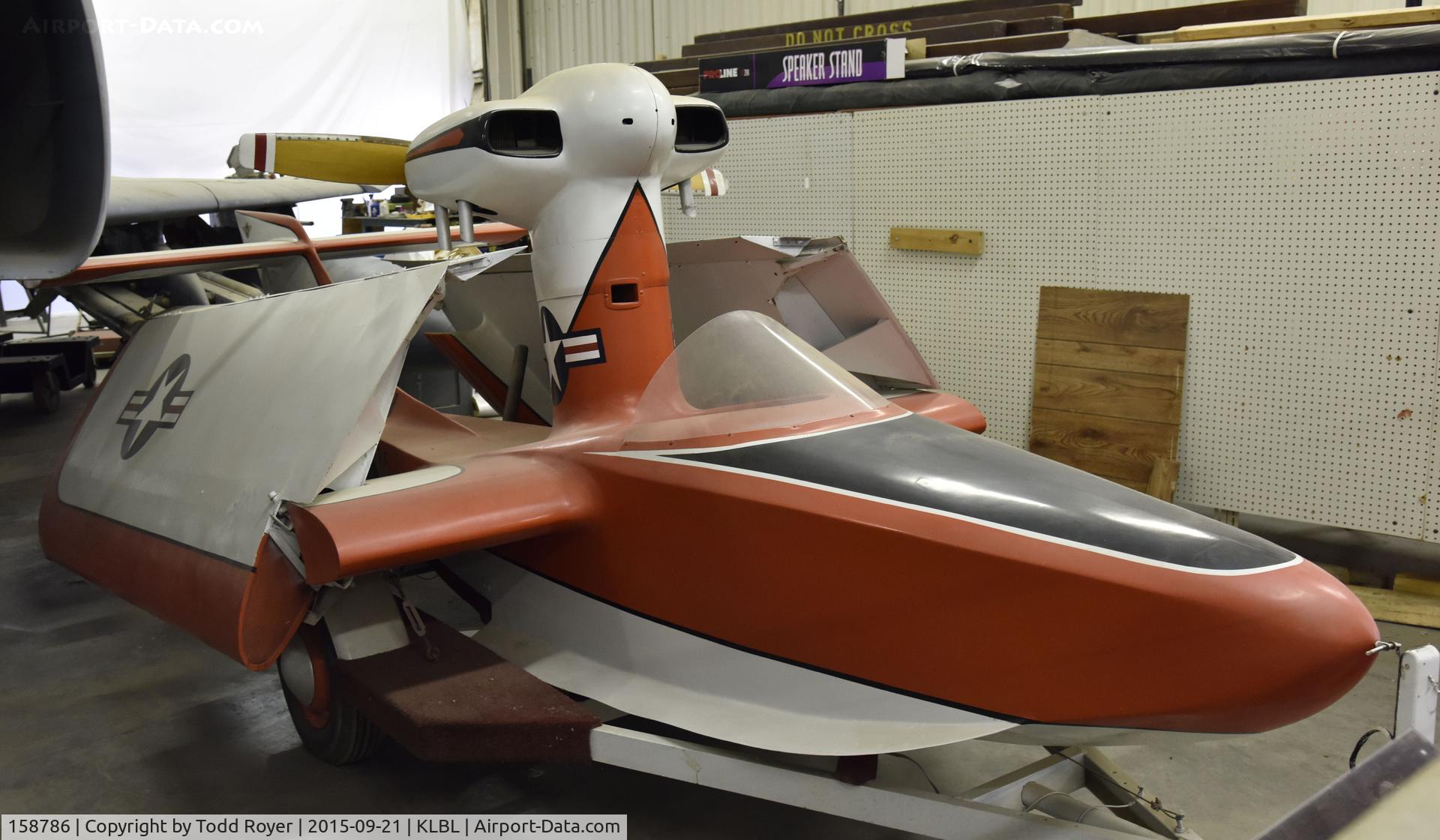 158786, 1970 Pereira X-28A C/N Not found 158786, On display at the Mid America Air Museum