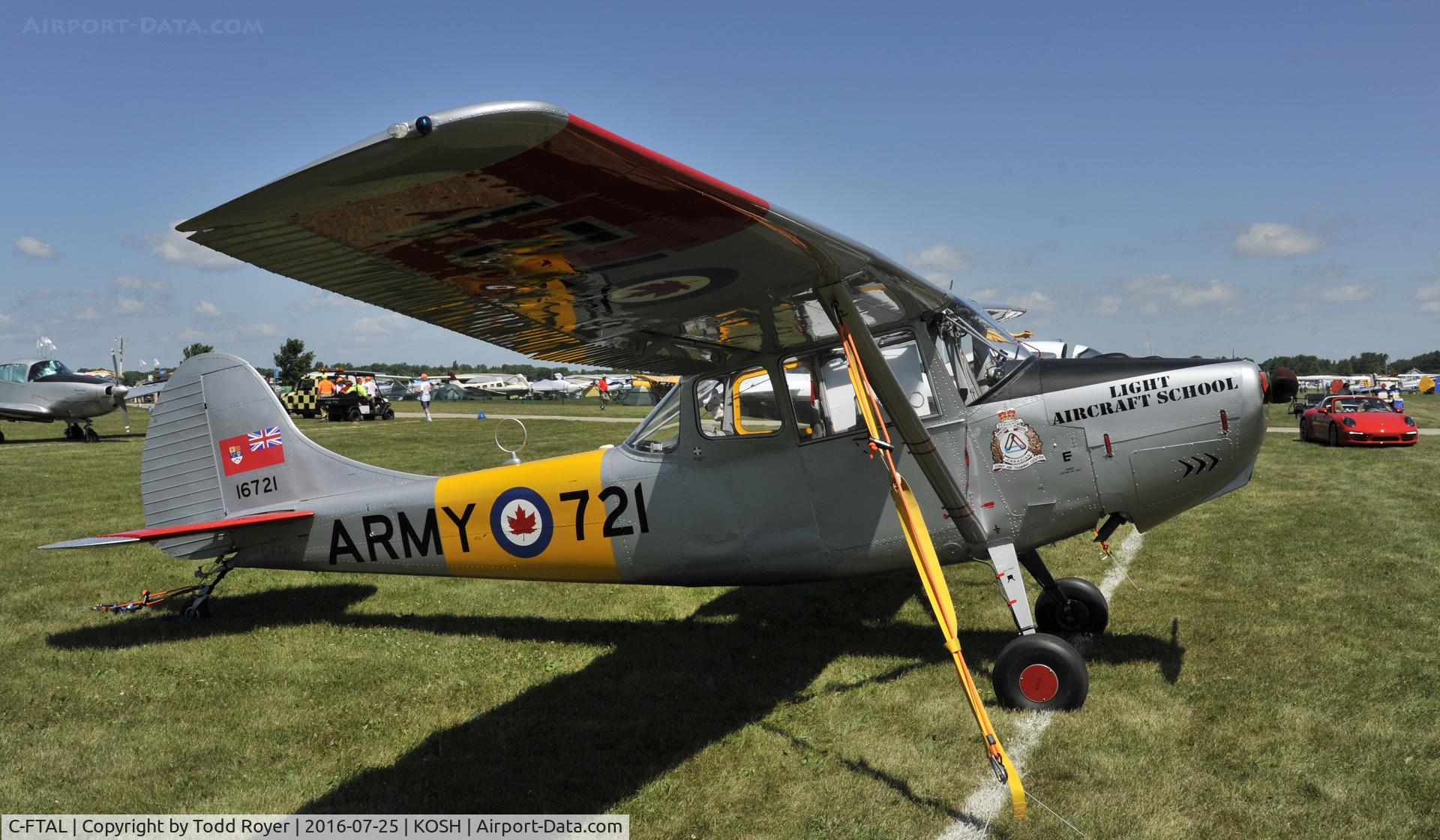 C-FTAL, 1956 Cessna L-19E Bird Dog Bird Dog C/N 24605, Airventure 2016