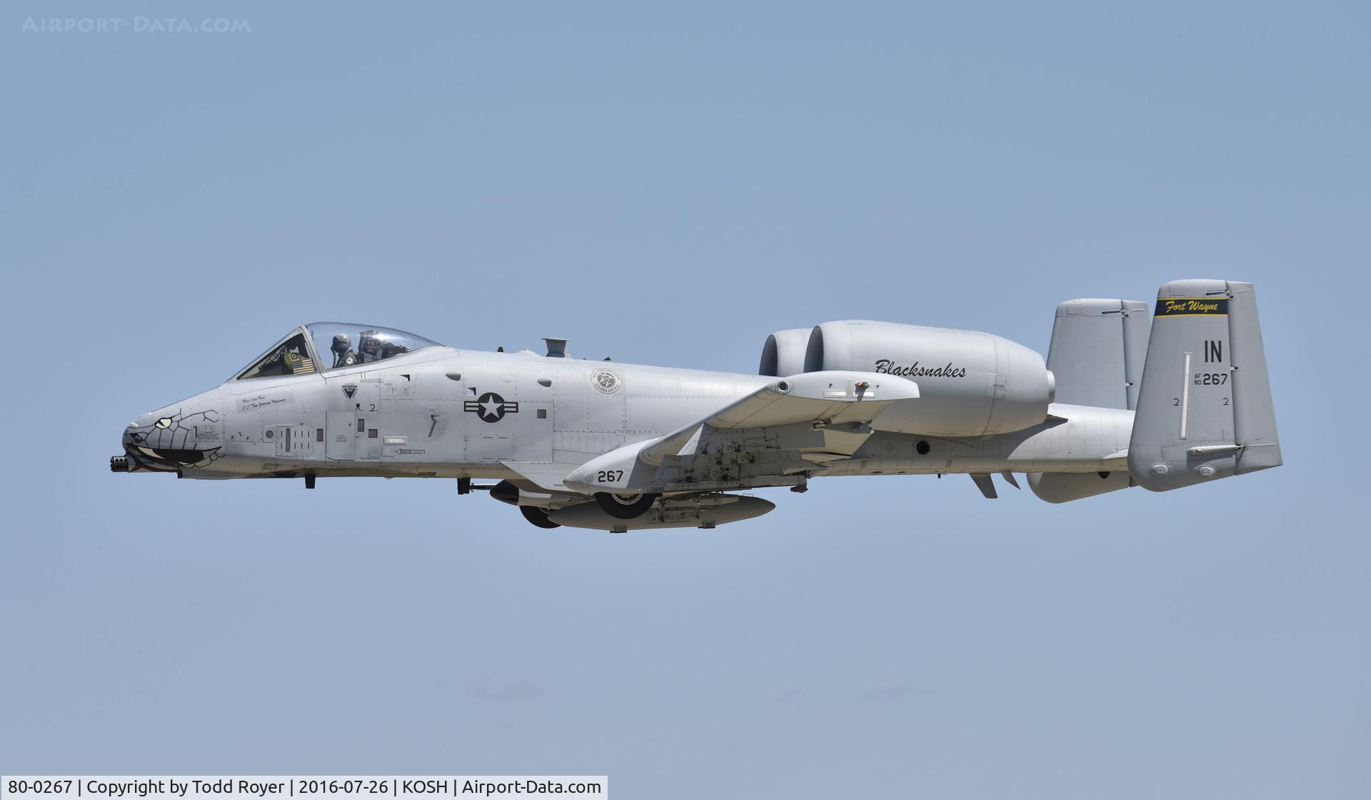 80-0267, 1980 Fairchild Republic A-10C Thunderbolt II C/N A10-0617, Airventure 2016