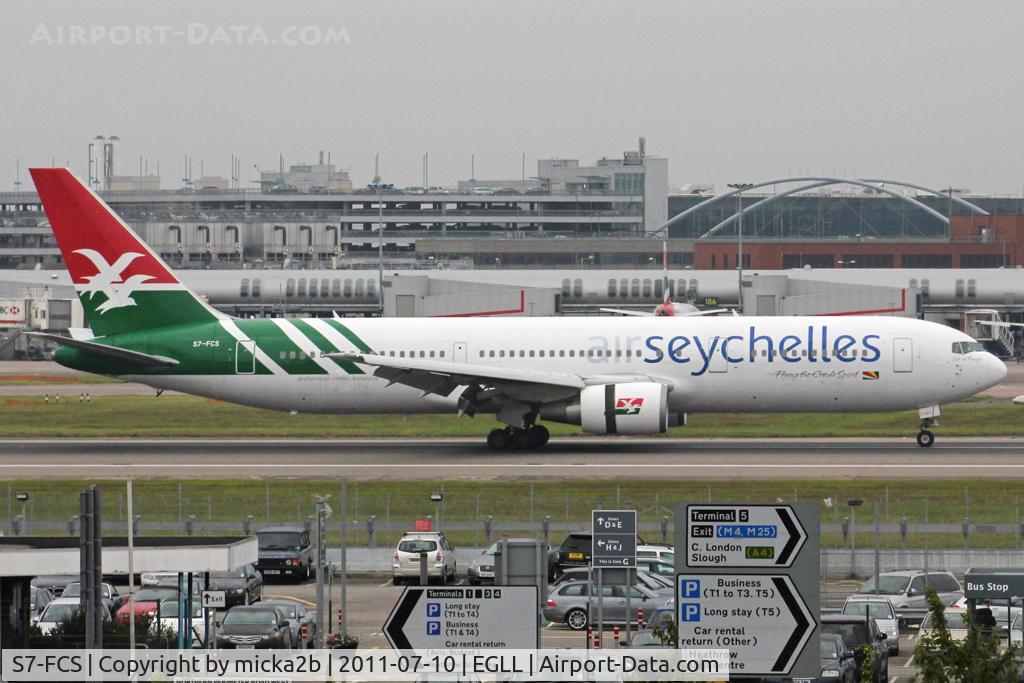 S7-FCS, 1999 Boeing 767-306/ER C/N 28884, Landing