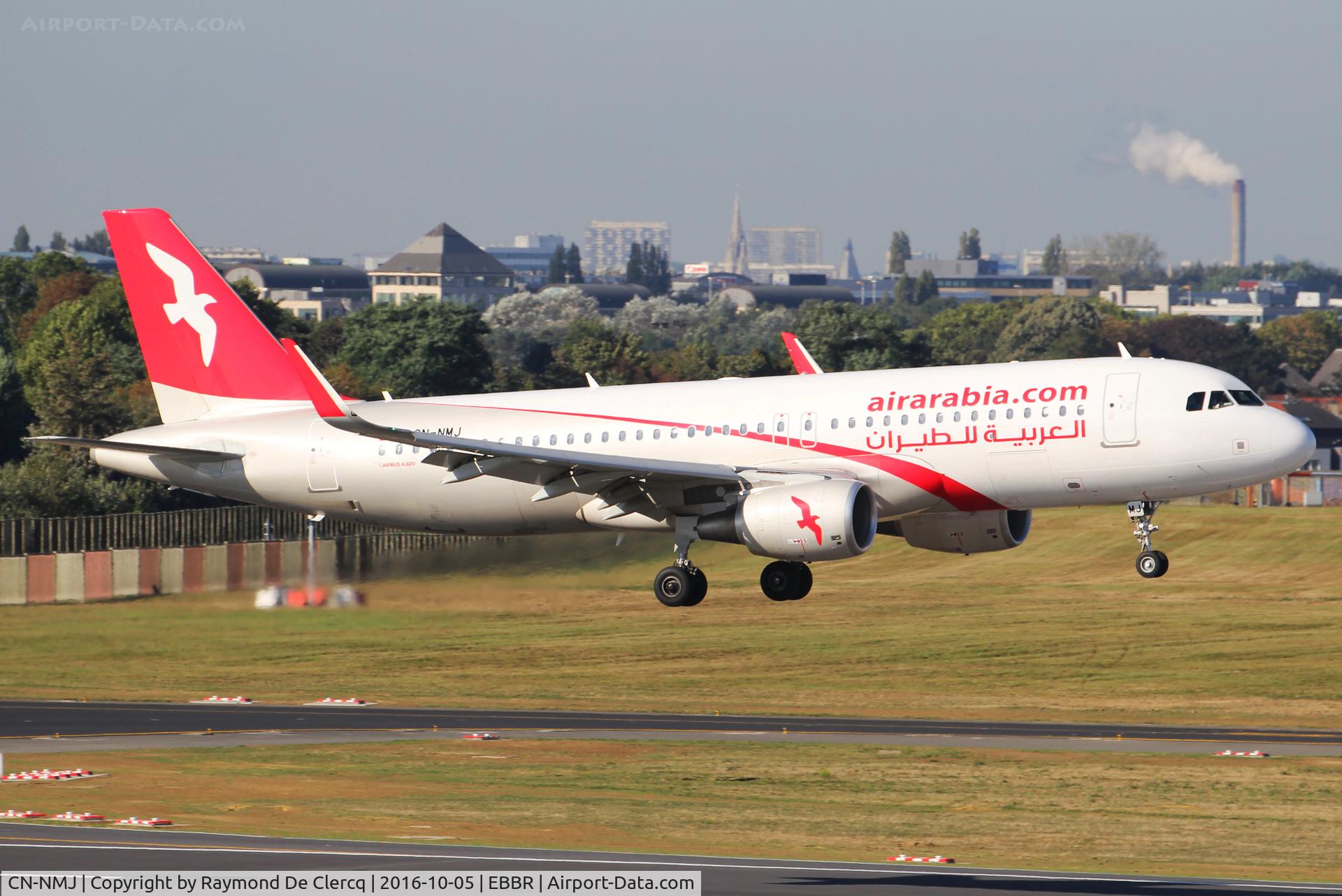 CN-NMJ, 2015 Airbus A320-214 C/N 6896, Landing on rwy 01.