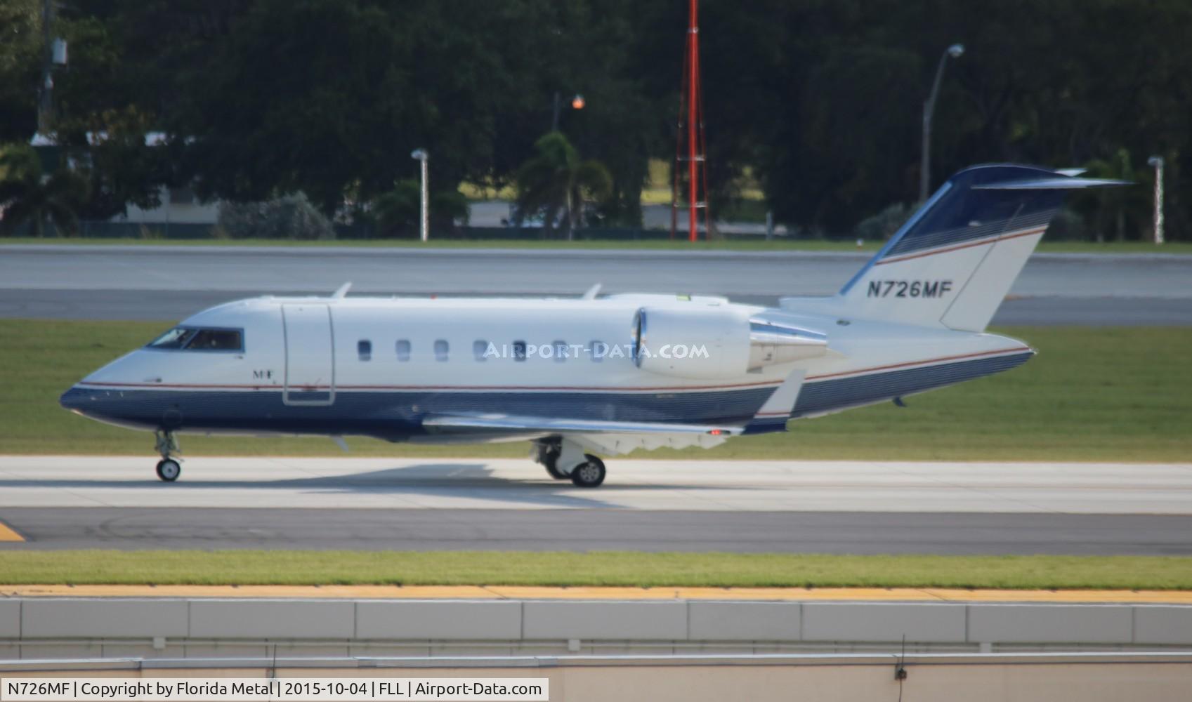 N726MF, 2012 Bombardier Challenger 605 (CL-600-2B16) C/N 5902, Challenger 605