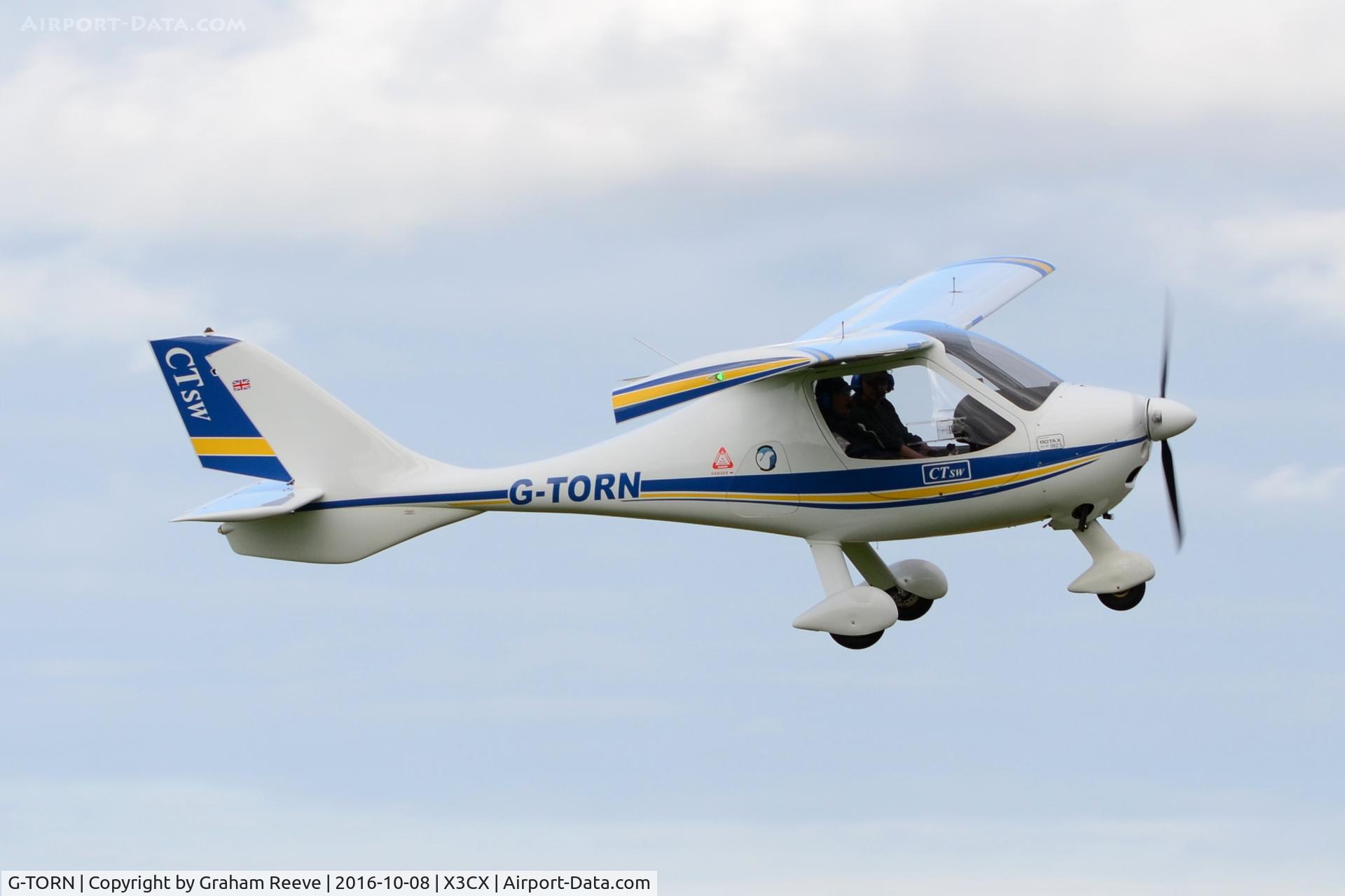 G-TORN, 2006 Flight Design CTSW C/N 8189, Departing from Northrepps.