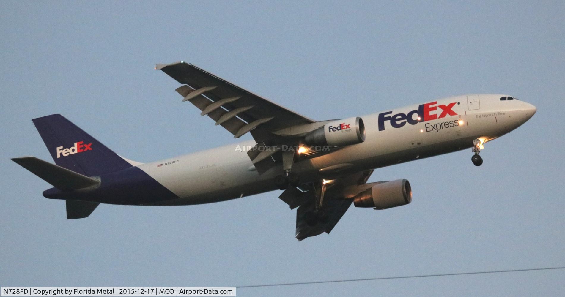 N728FD, 1990 Airbus A300B4-622R C/N 581, Fed Ex