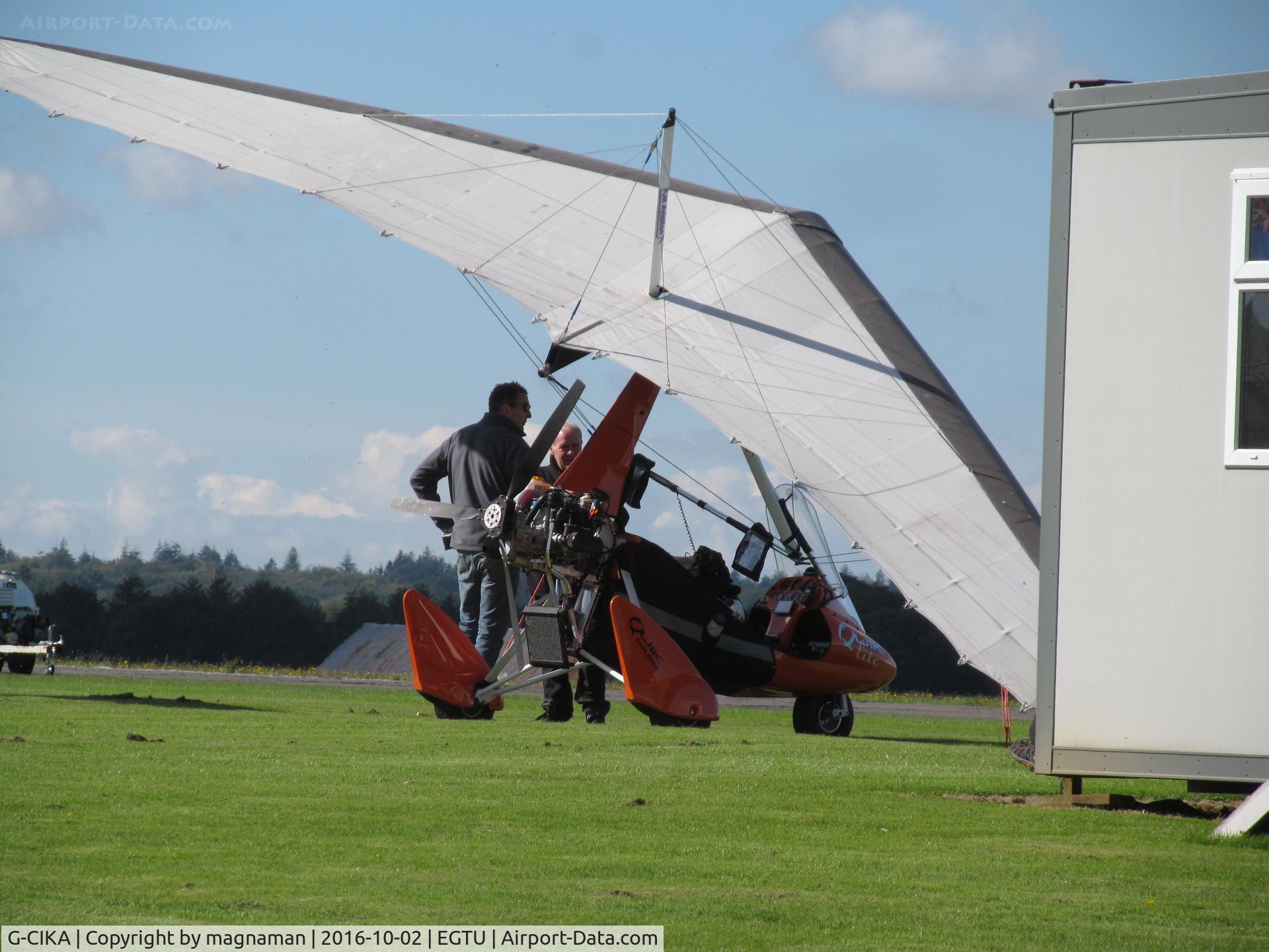 G-CIKA, Pegasus Quik Lite C/N 8698, at dunkeswell