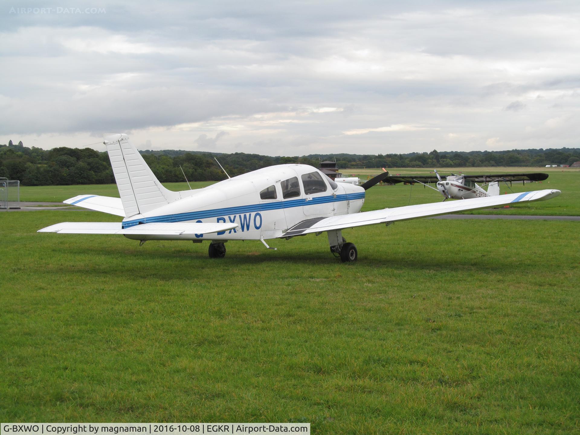 G-BXWO, 1981 Piper PA-28-181 Cherokee Archer II C/N 28-8190311, at redhill