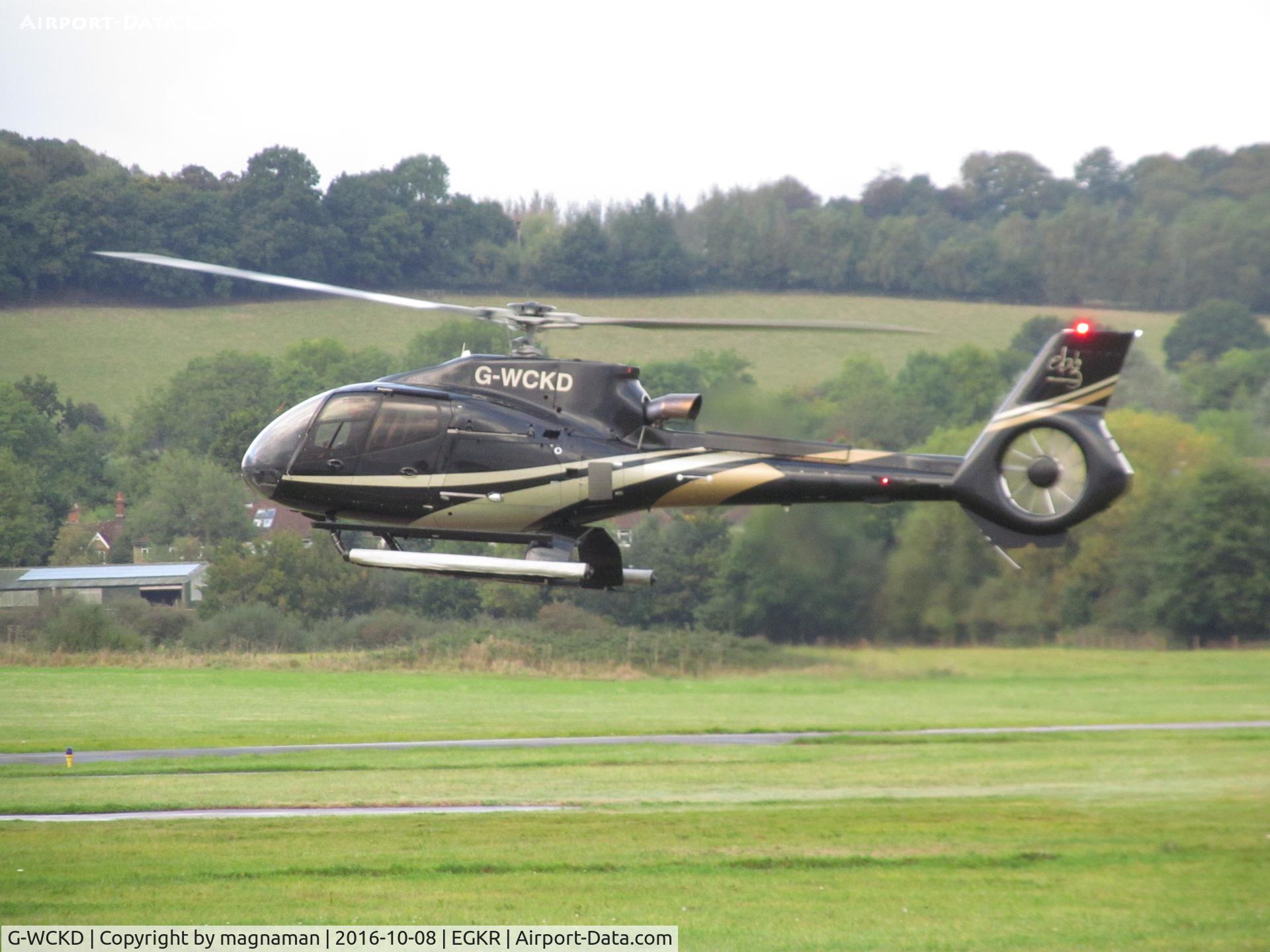 G-WCKD, 2009 Eurocopter EC-130B-4 (AS-350B-4) C/N 4746, nearly down