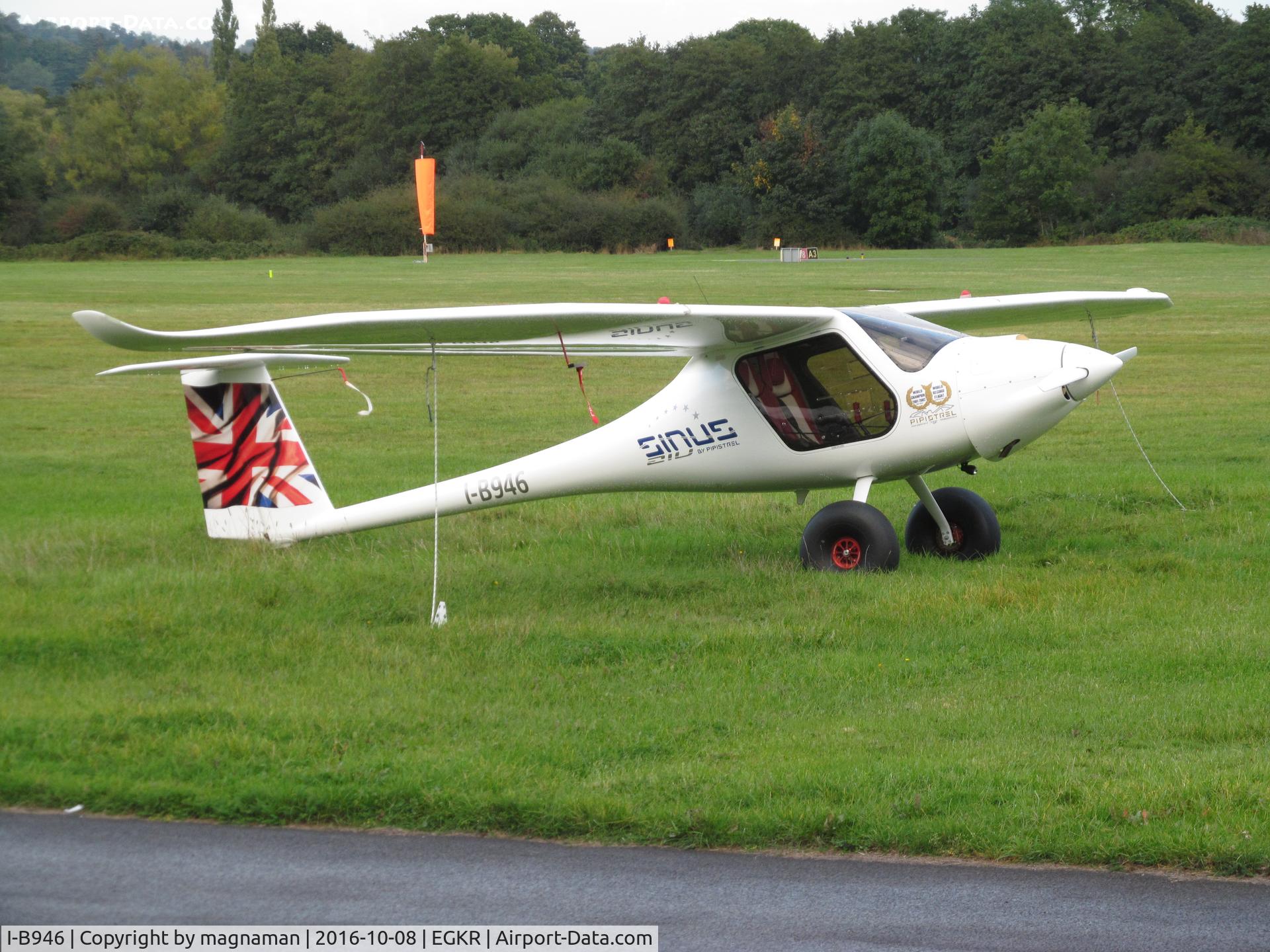 I-B946, Pipistrel Sinus UL C/N Not found I-B946, Nice surprise aircraft at redhill - with tail I reckon based here
