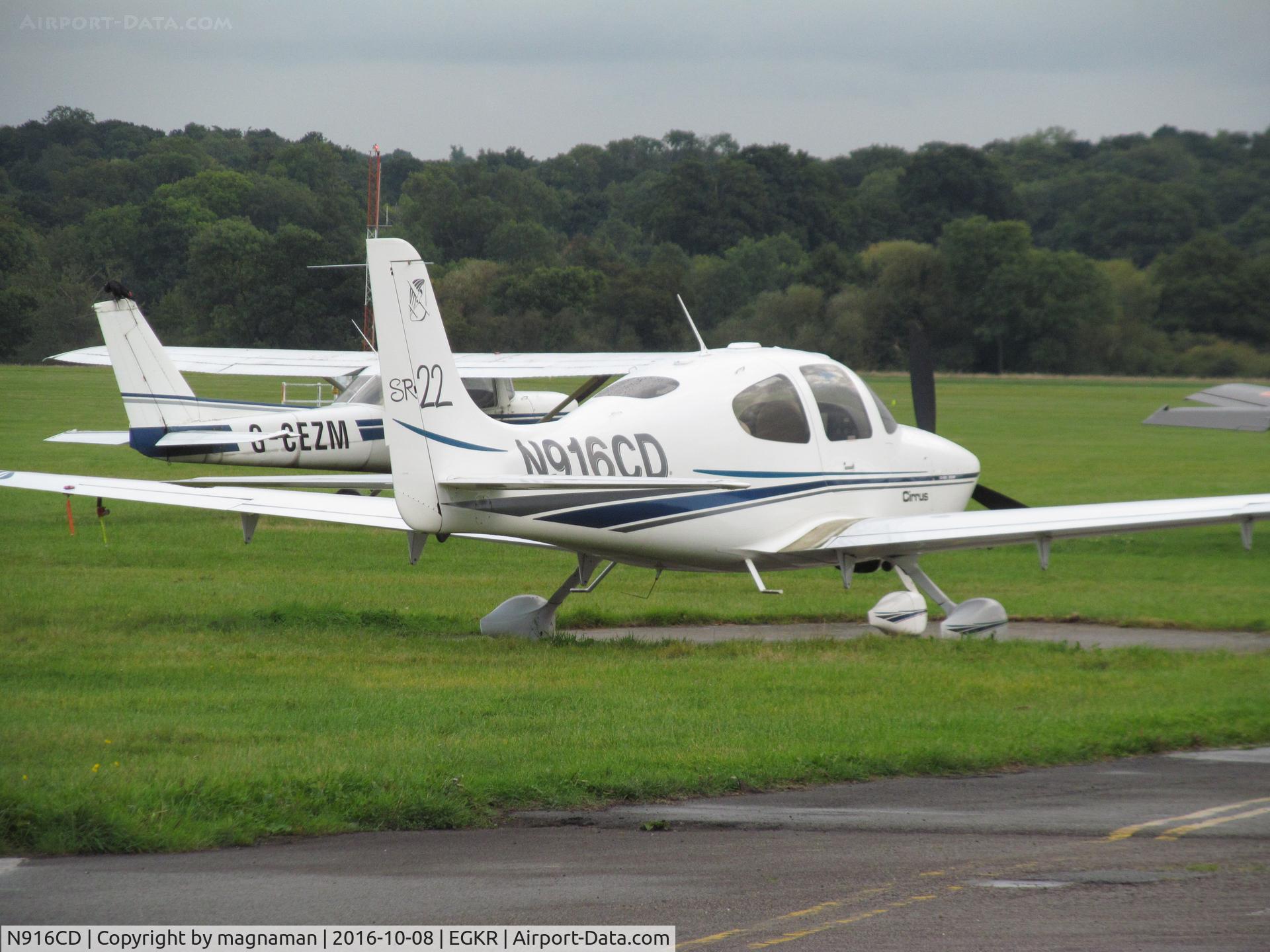 N916CD, 2002 Cirrus SR22 C/N 0318, at redhill