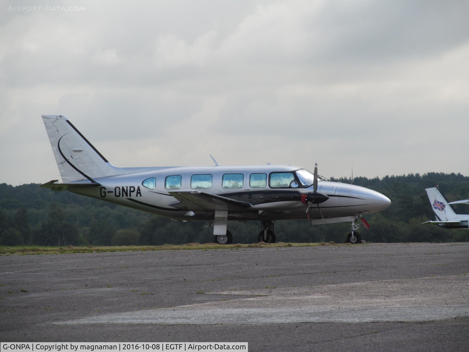 G-ONPA, 1979 Piper PA-31-350 Chieftain C/N 31-7952110, at home