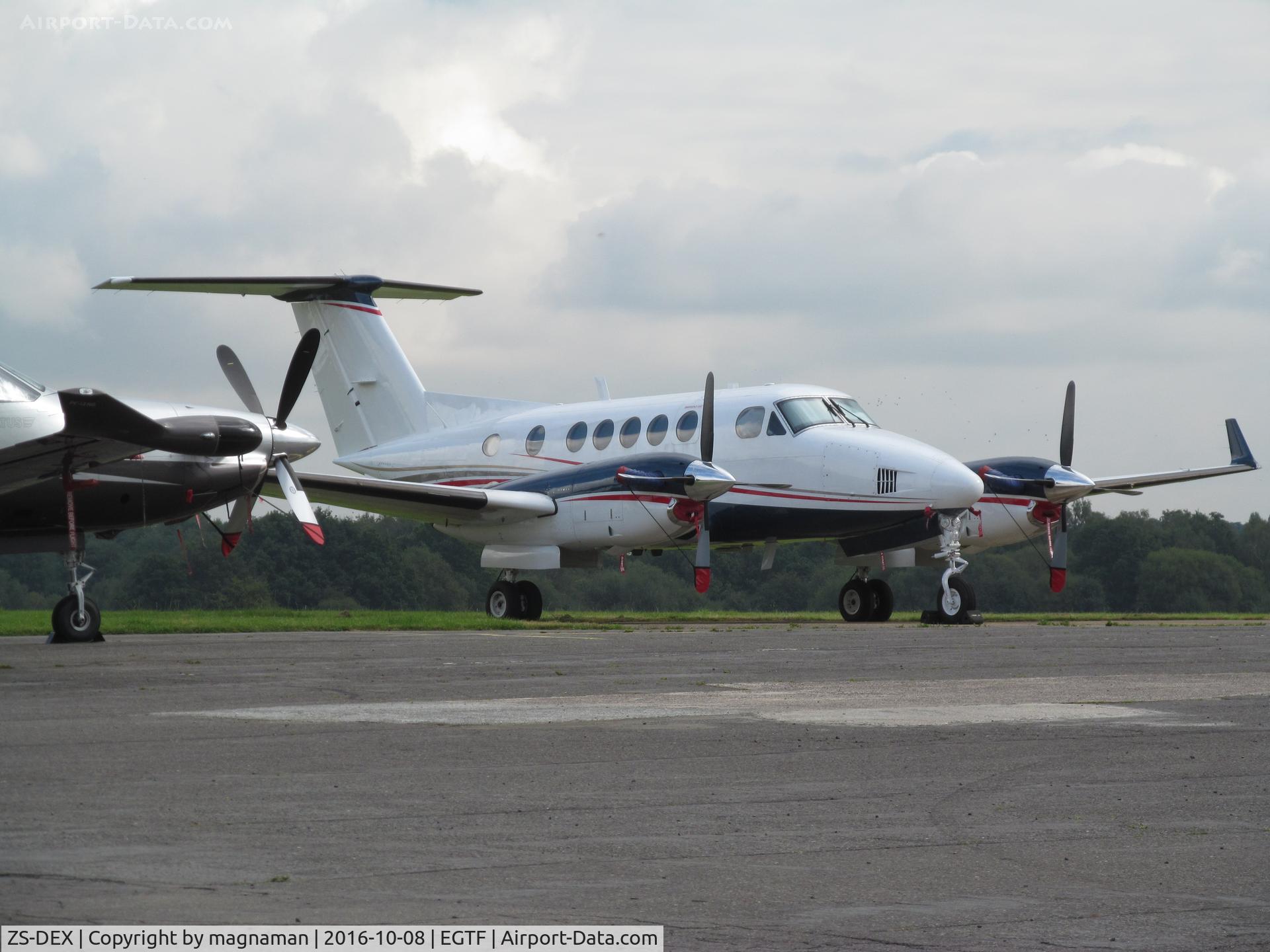 ZS-DEX, 1986 Beech B200 Super King Air King Air C/N BB-1244, temp resident here