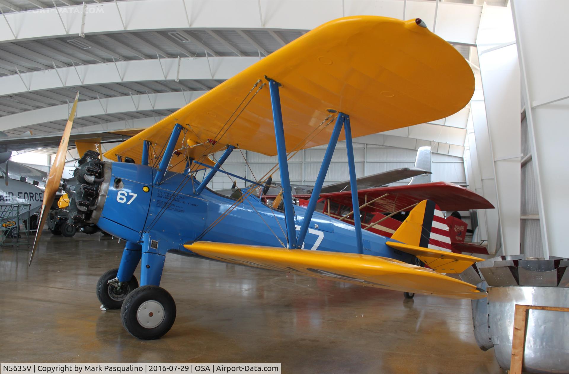 N5635V, 1941 Boeing A75N1(PT17) C/N 75-1646, Stearman