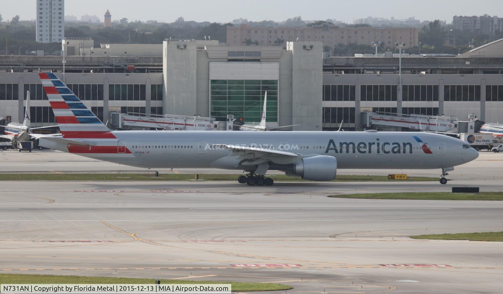 N731AN, 2014 Boeing 777-323/ER C/N 33523, American