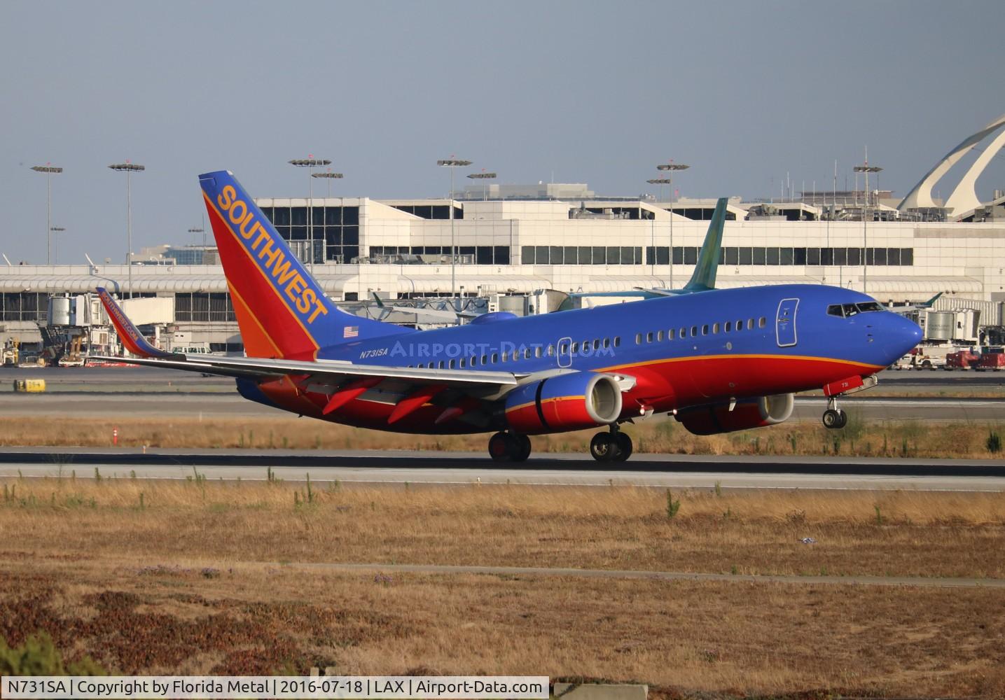 N731SA, 1999 Boeing 737-7H4 C/N 27863, Southwest