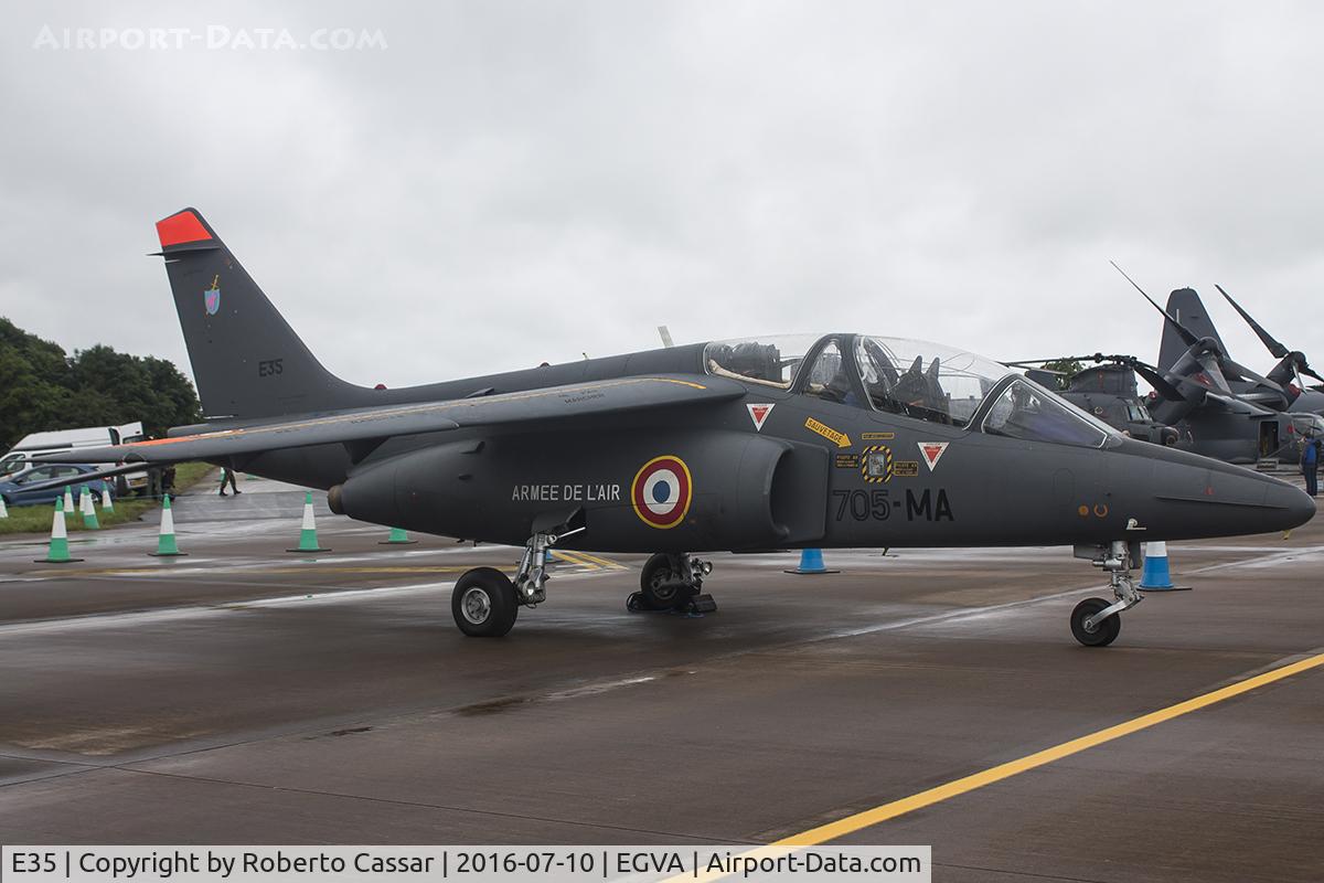 E35, Dassault-Dornier Alpha Jet E C/N E35, RIAT 2016
