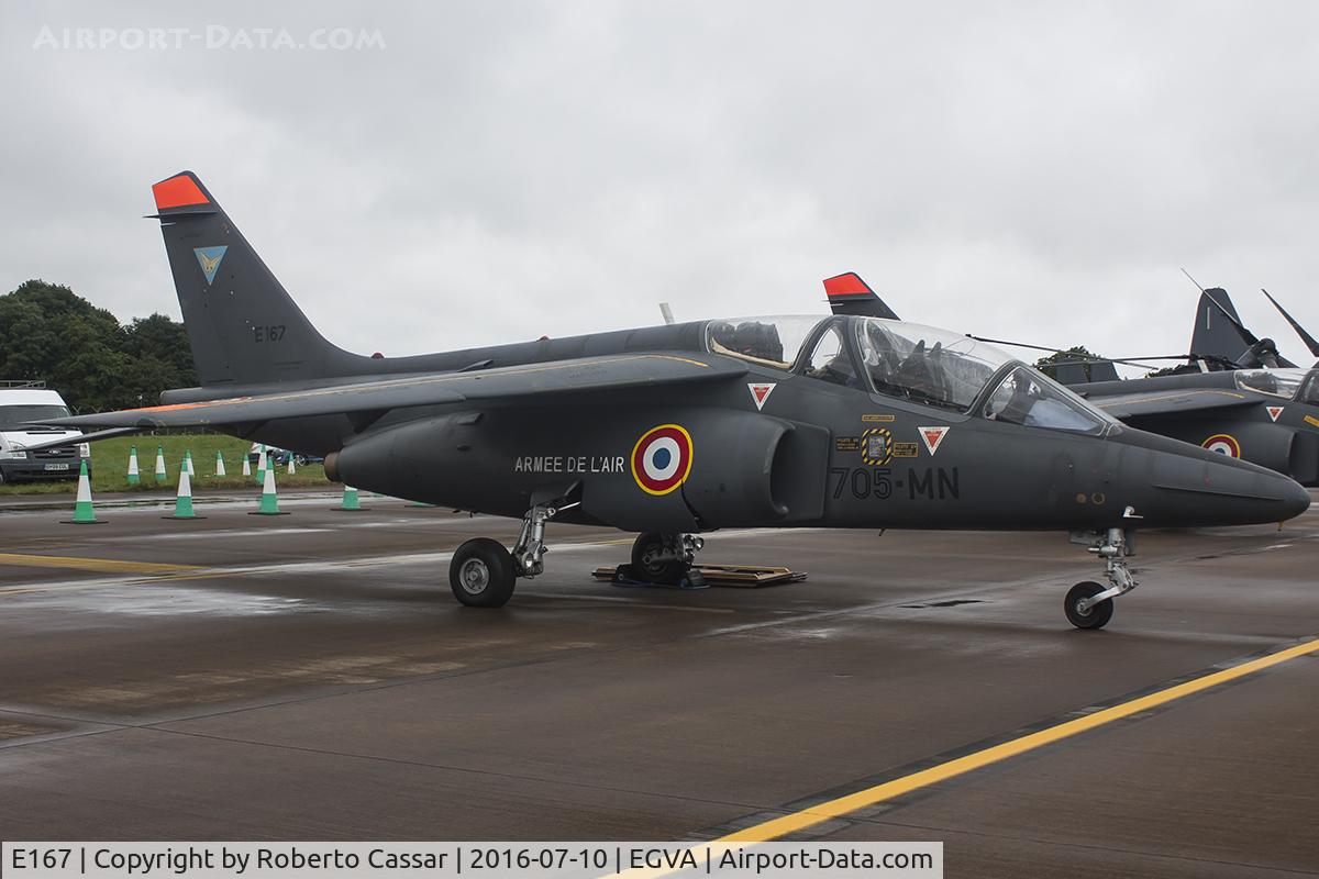 E167, Dassault-Dornier Alpha Jet E C/N E167, RIAT 2016