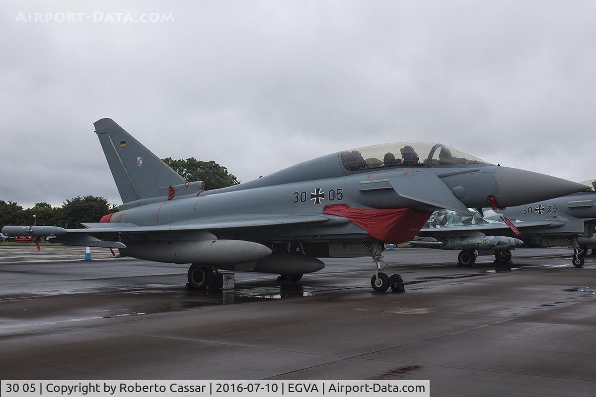 30 05, Eurofighter EF-2000 Typhoon T C/N GT005, RIAT 2016