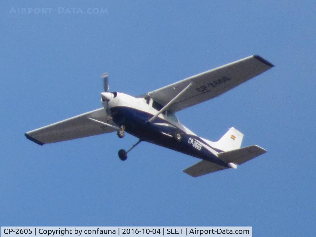 CP-2605, 1977 Cessna 172K Hawk XP Skyhawk C/N R1722139, Flying over Santa Cruz